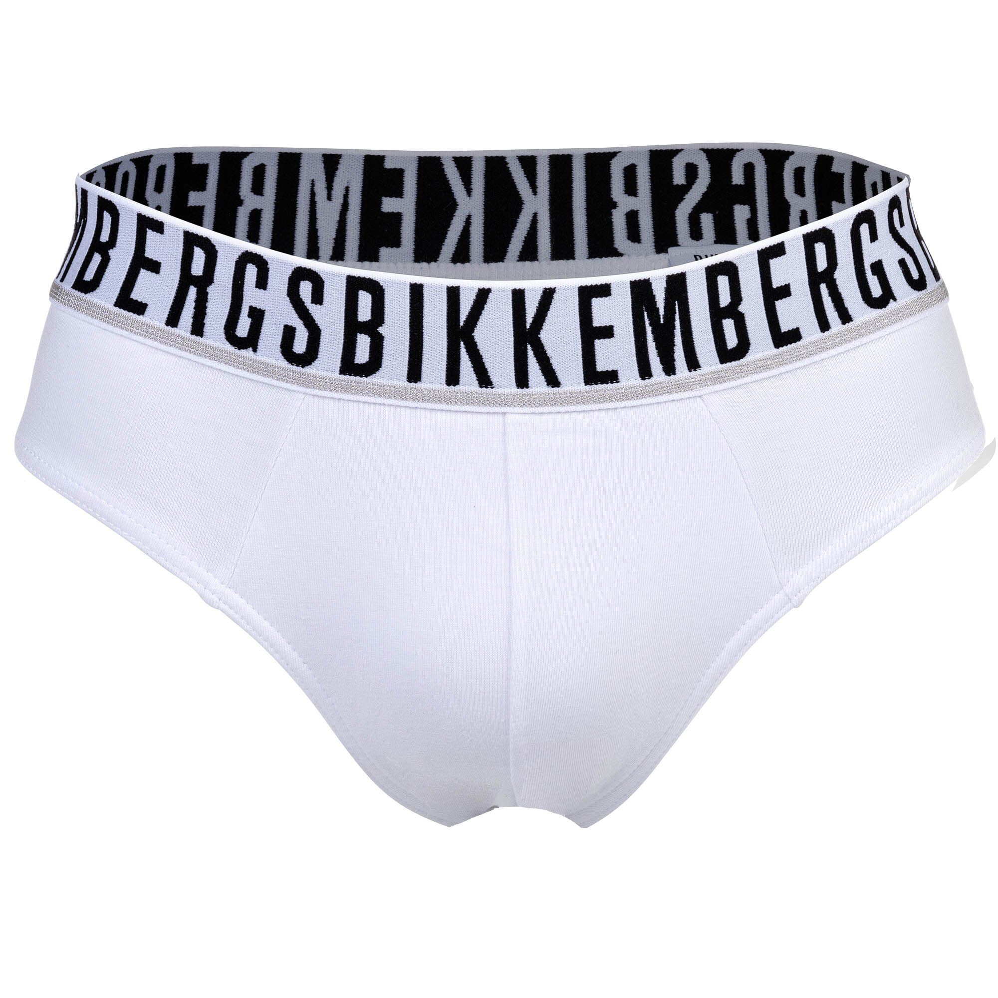 Bikkembergs Slip Weiß Pack Stretch BI-PACK - BRIEFS, Slips, 2er Herren