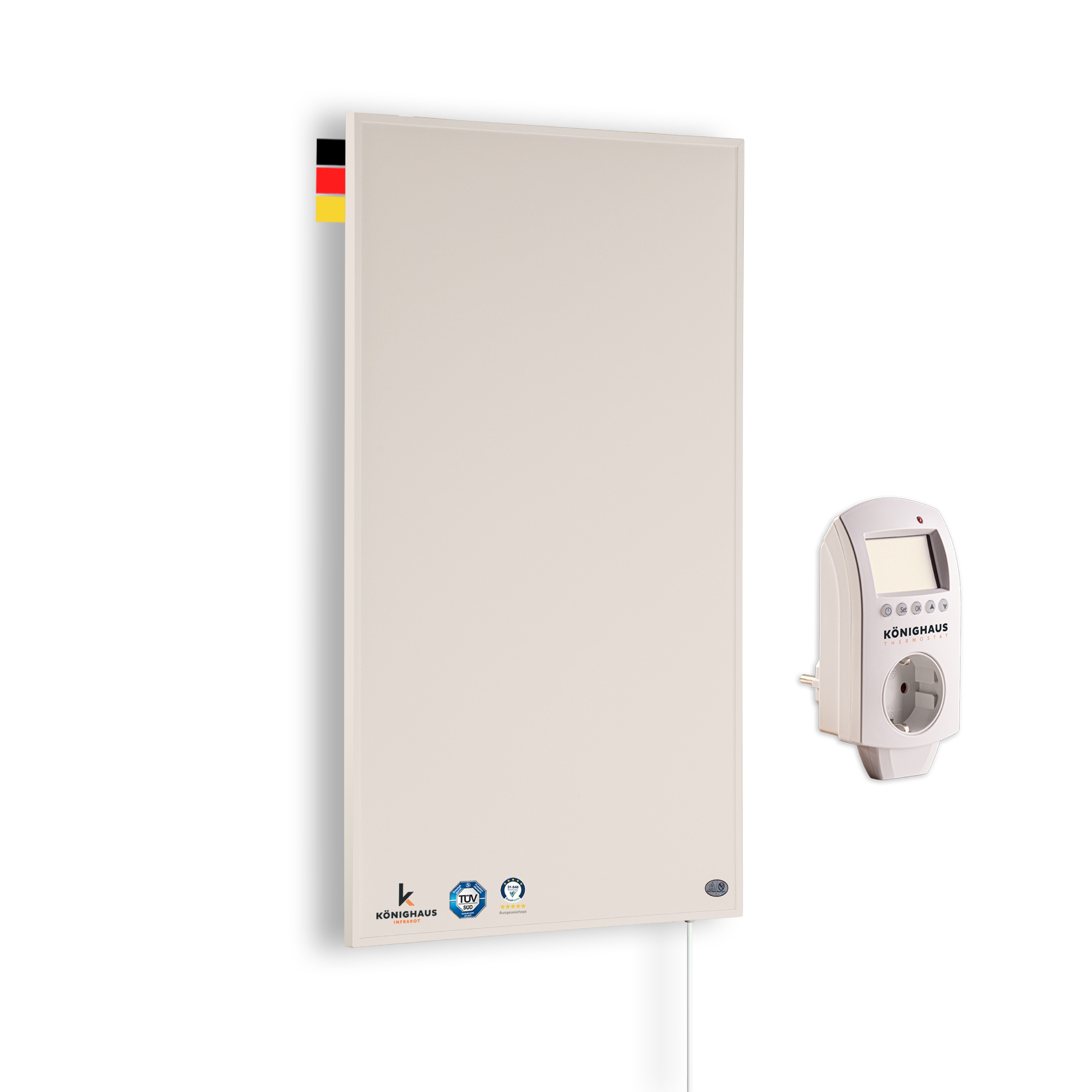 Könighaus Infrarotheizung Infrarotheizung Colorado Serie, hohe Effizienz, Made in Germany, sehr angenehme Strahlungswärme