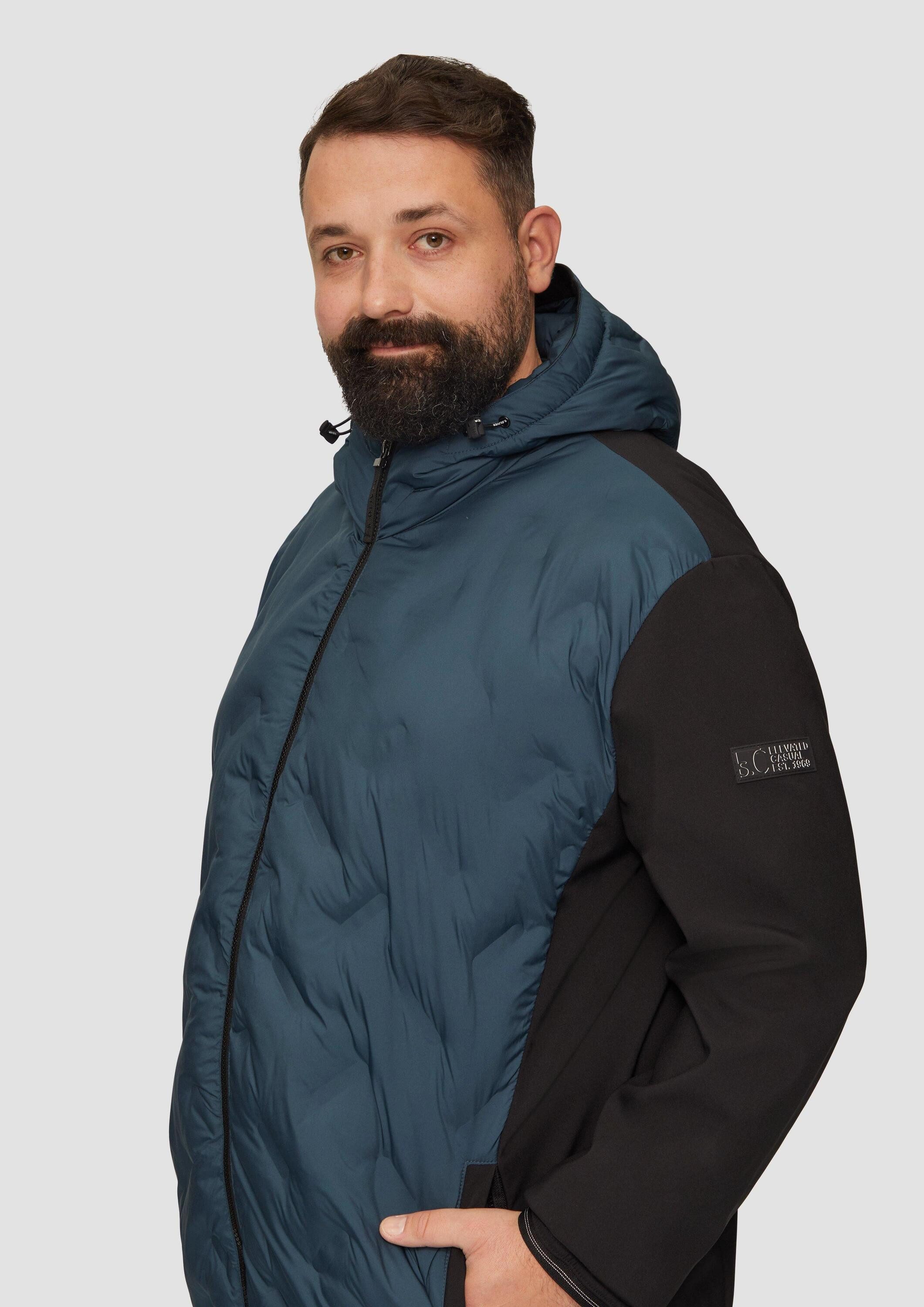 s.Oliver Funktionsjacke Outdoor-Jacke Leichte Steppjacke im Fabricmix