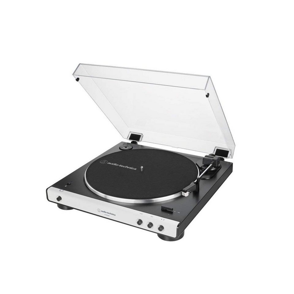 audio-technica AT-LP 60X Plattenspieler (Vollautomatisch, Riemenantrieb,  Bluetooth), Drehzahl (U/min): 33,3, 45; Verbindung und Funktionen: USB, RCA  Ausgang