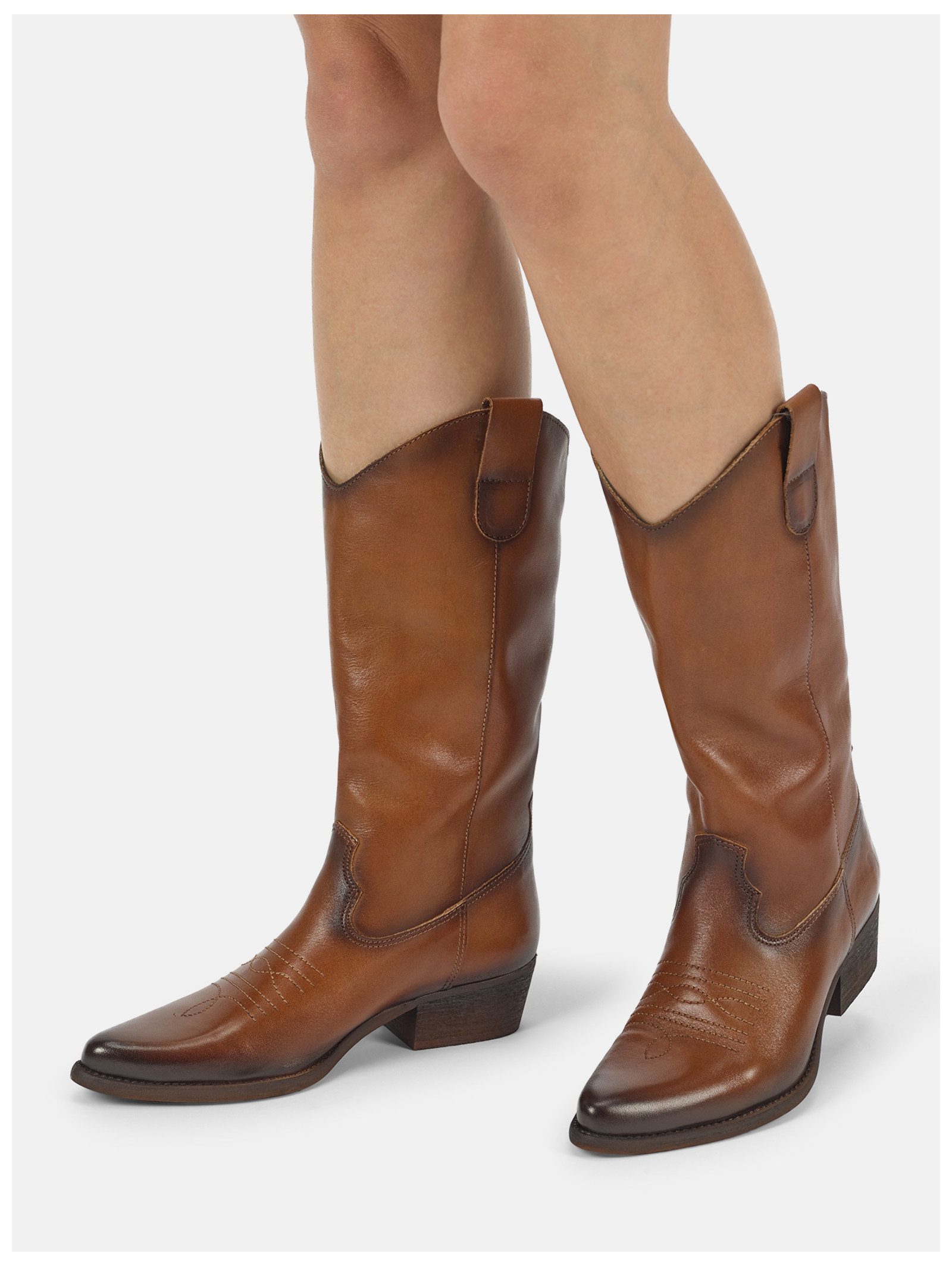 Felmini Stiefel Leder . Bikerboots