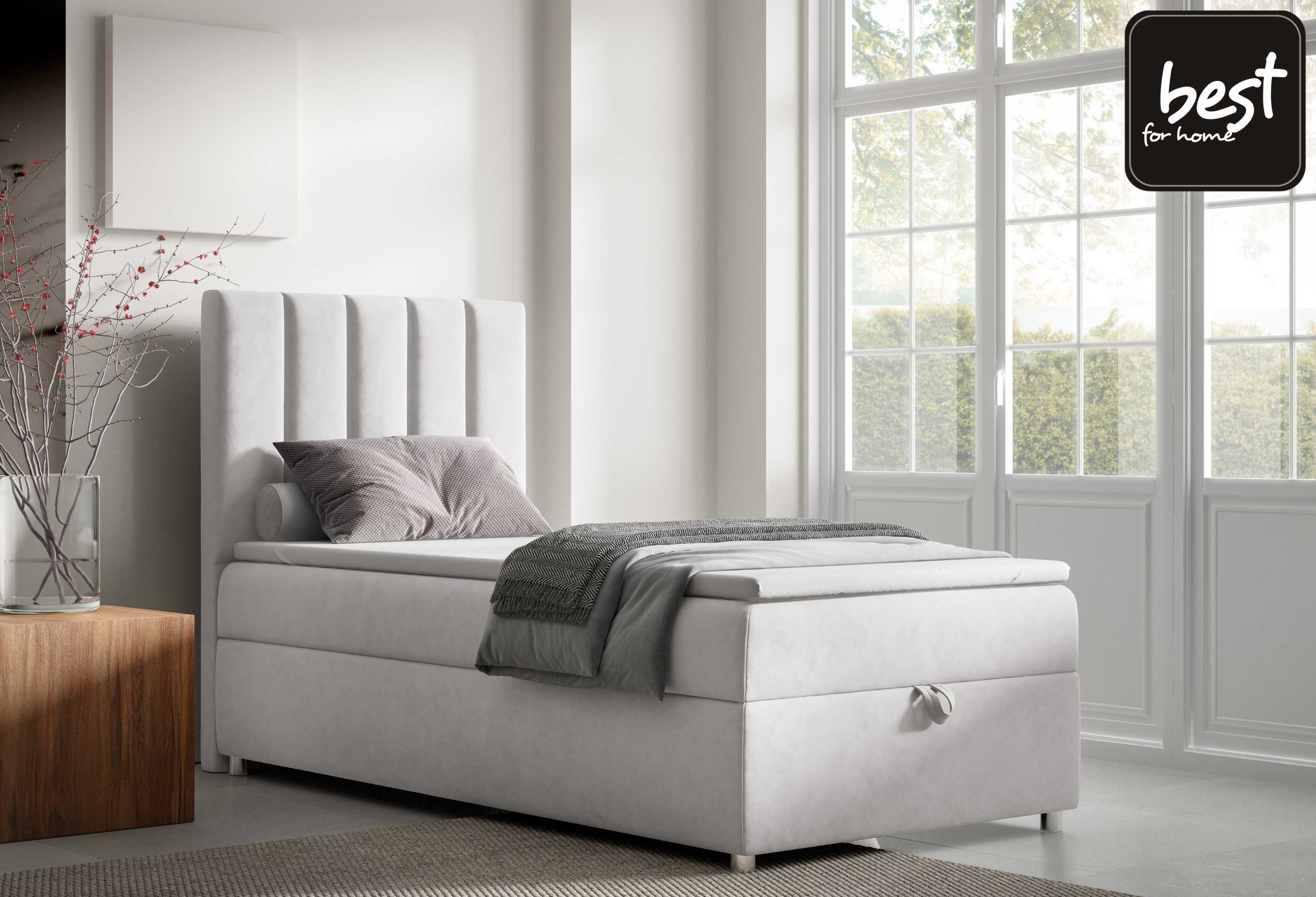 Best Silber Bonellfederkern Trinity Boxspringbett inkl. for mit Bettkasten Topper Home SINGLE K-10