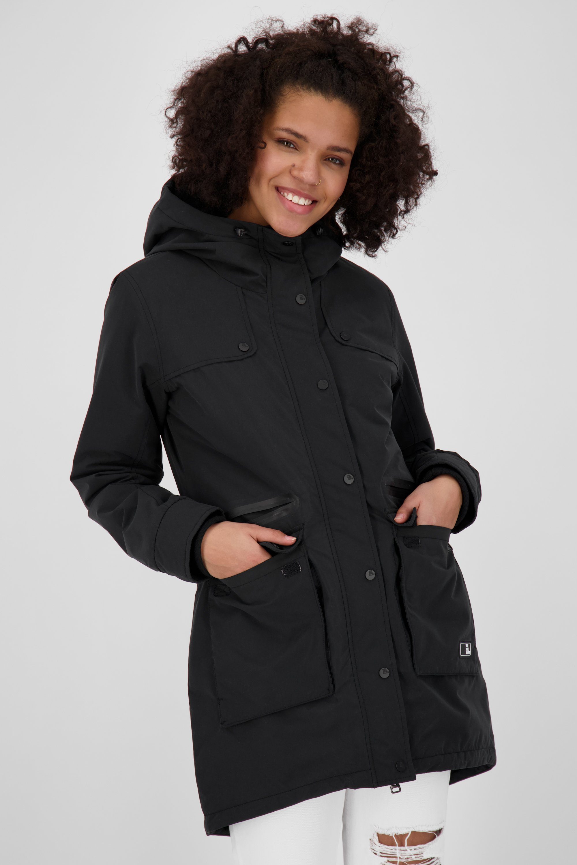 Alife & Kickin Winterjacke CharlotteAK Jacke A gefütterte Coat Winterjacke, Damen moonless