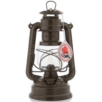Feuerhand Outdoorkerze Sturmlaterne 276 inkl. Reflektorschirm (Spar-Set, 2-tlg., 1 x Lampe + 1 x Schirm), Farbe: Bronze, pulverbeschichtet