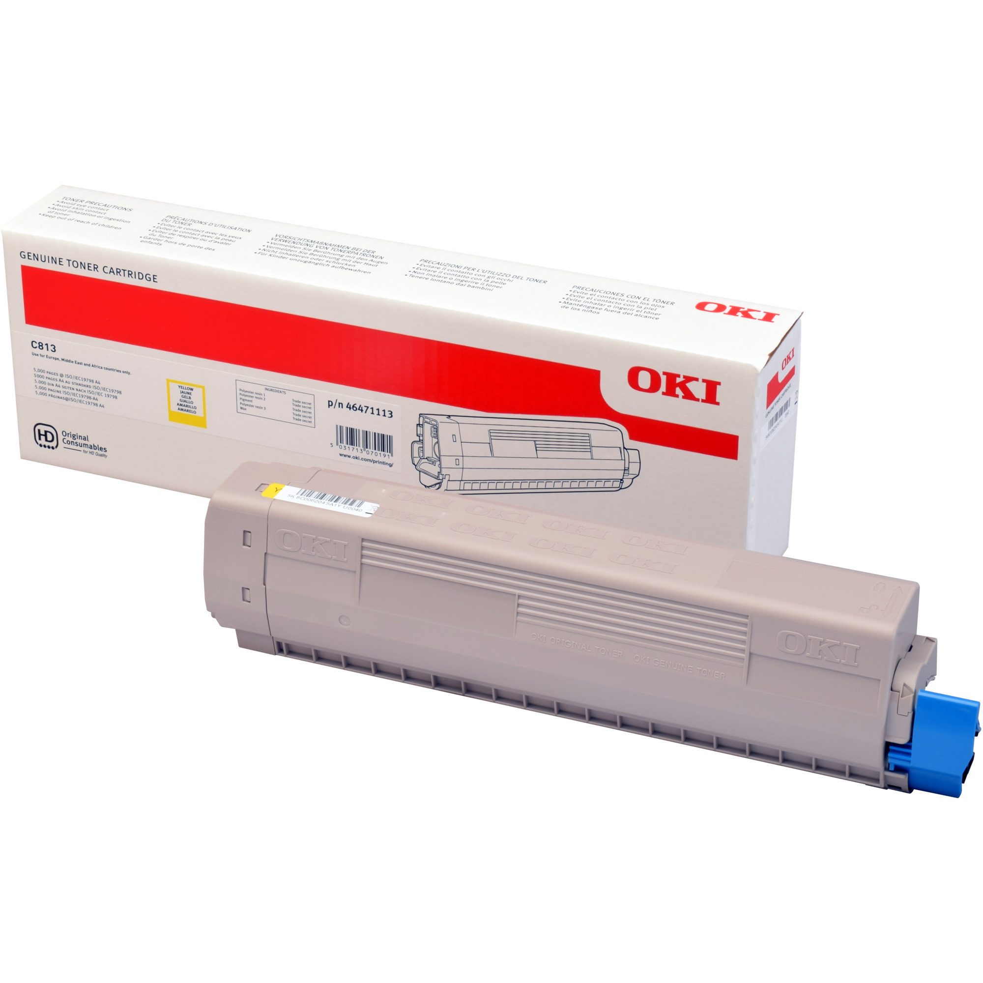 OKI OKI Toner gelb 46471113 Tintenpatrone