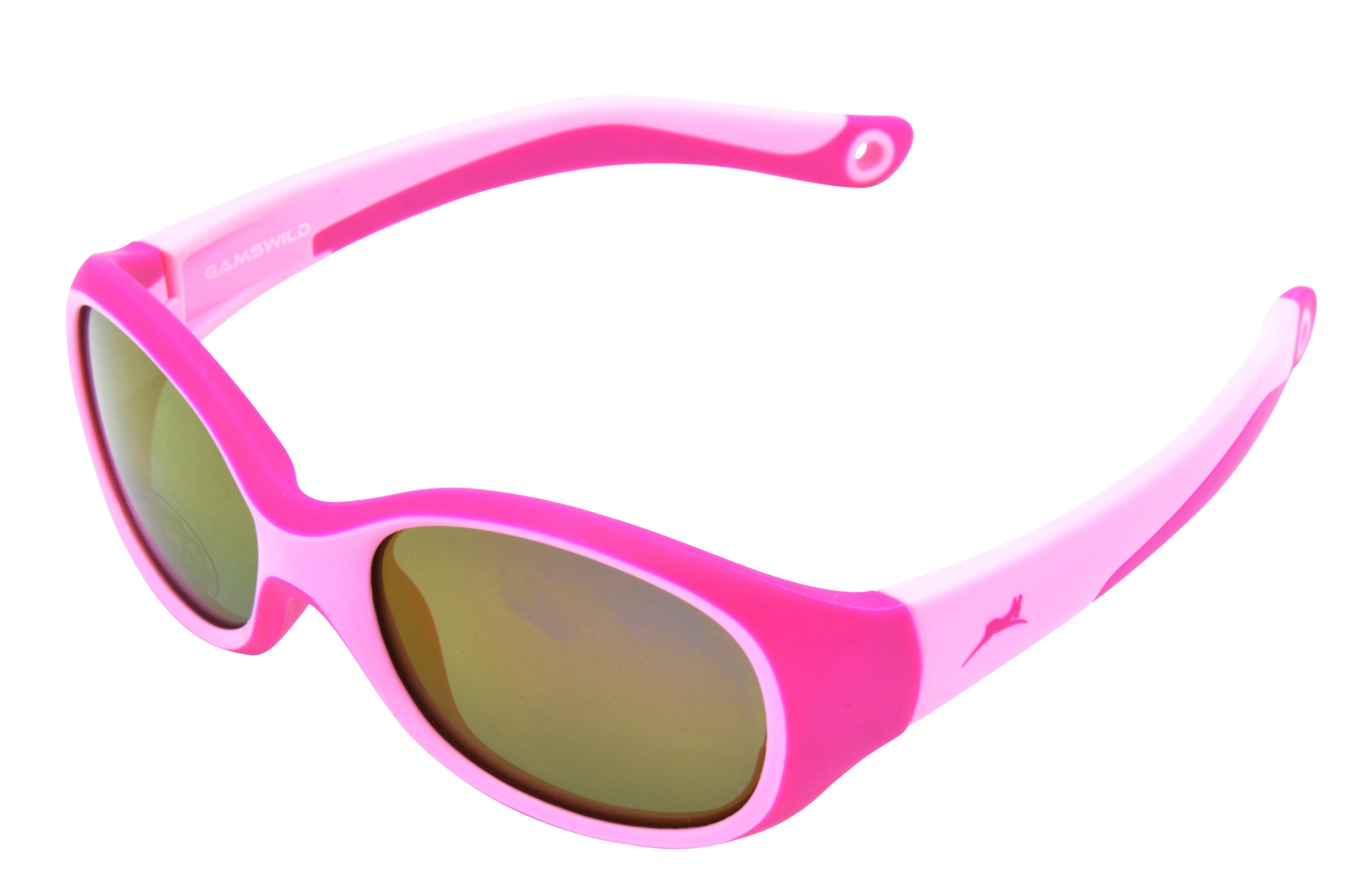 Gamswild Sonnenbrille UV400 GAMSKIDS Kinderbrille 3-6 Jahre Kleinkindbrille Mädchen Jungen kids Unisex Modell WK5121 in blau, grün, rosa