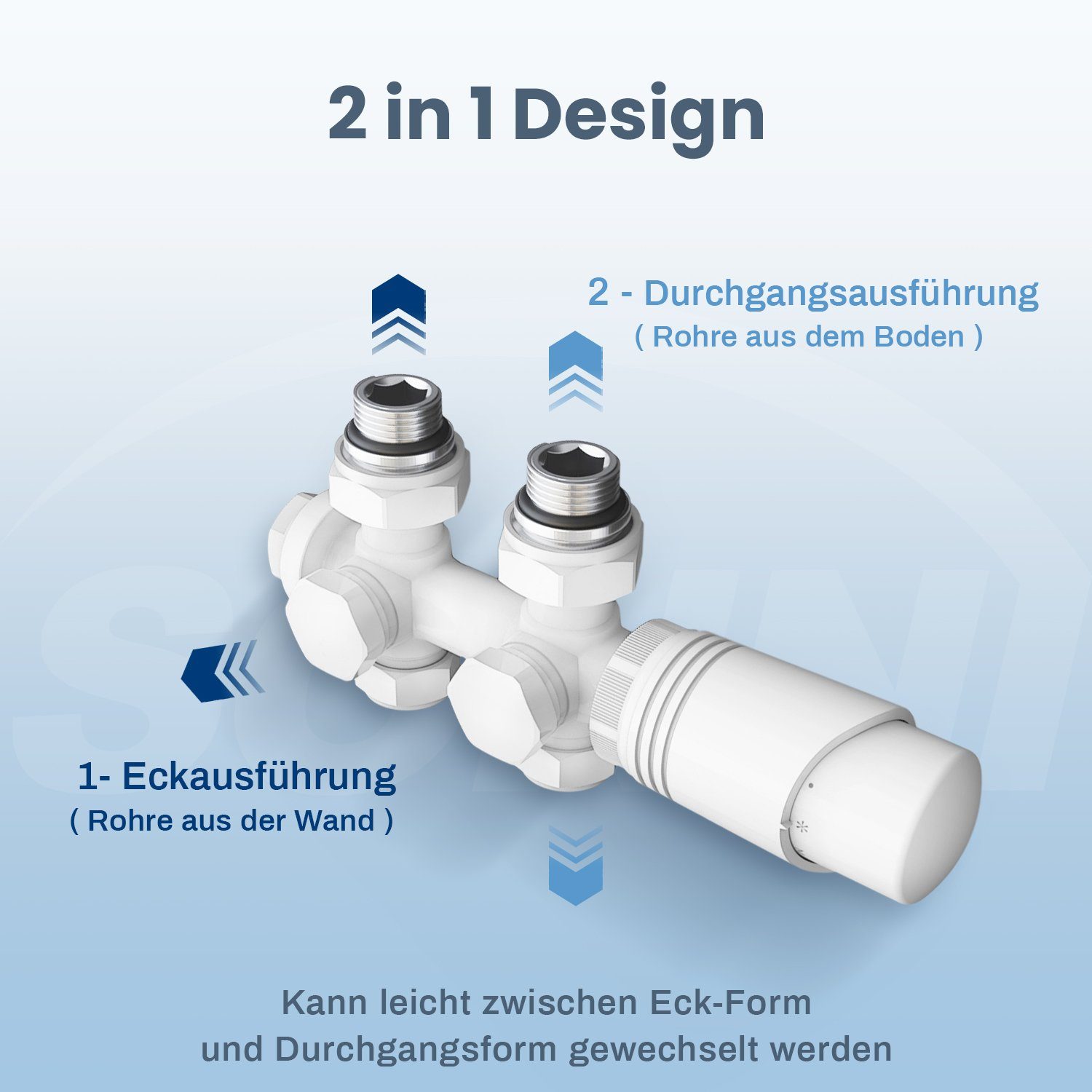 SONNI Badheizkörper Badheizkörper Weiß Heizkörper Design Handtuchtrockner B günstig online kaufen