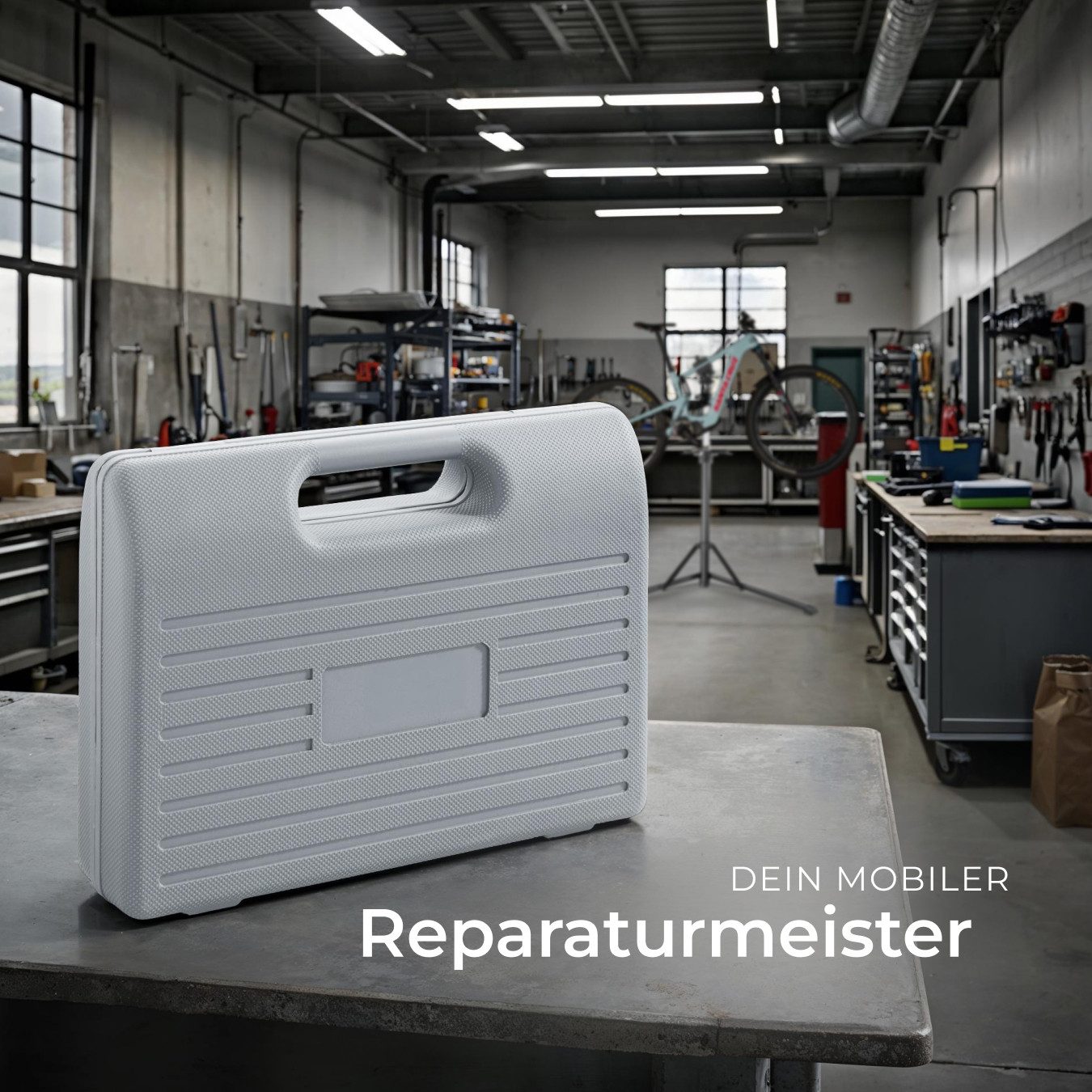 tectake Fahrradwerkzeugset Fahrradwerkzeug 50-teilig, (1-tlg), umfangreiches Set