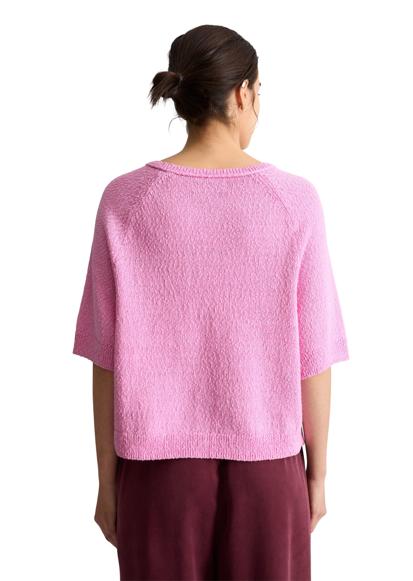 Marc O'Polo DENIM Kurzarmpullover regular aus Cotton Slub Garn günstig online kaufen