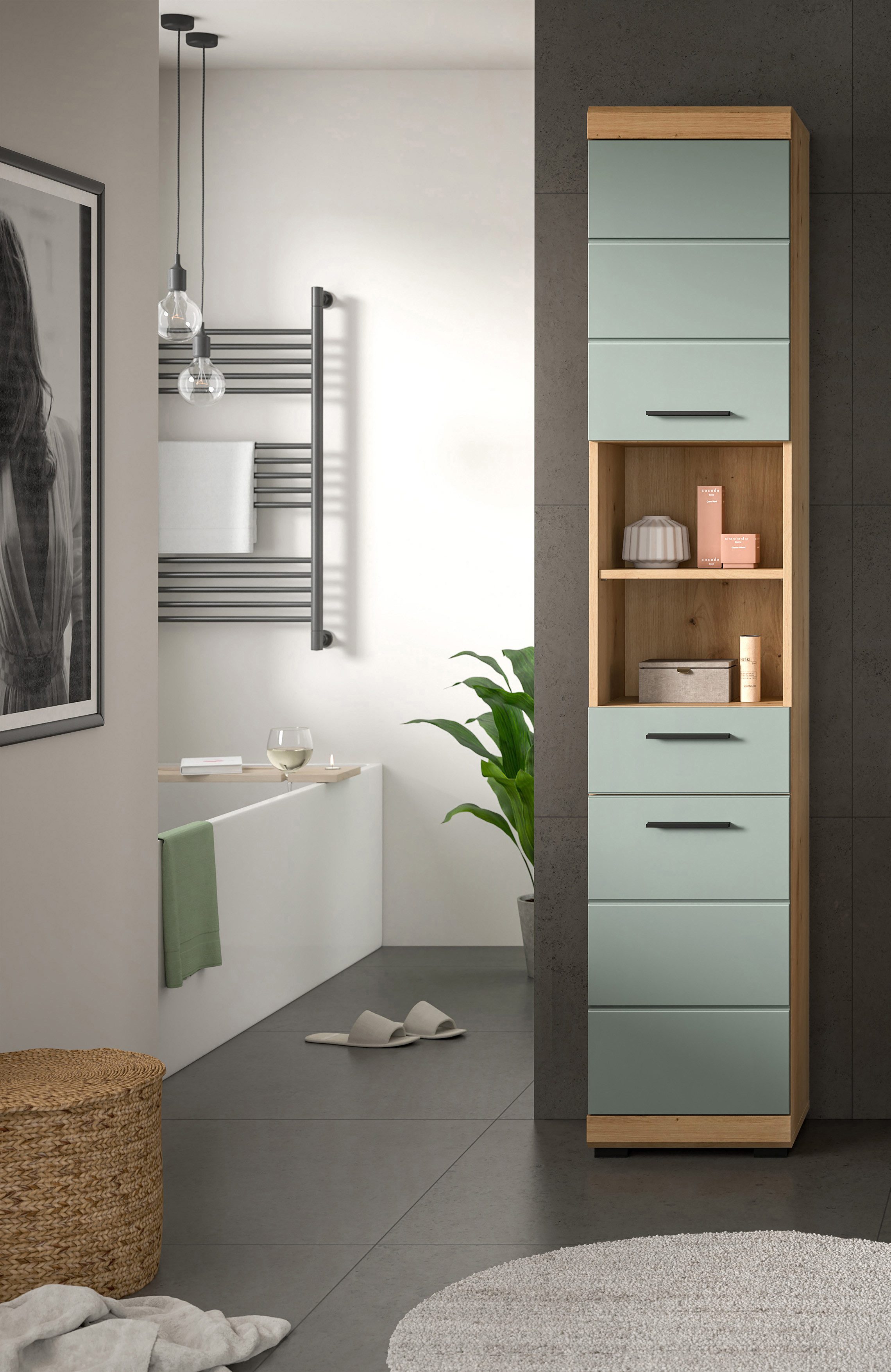 furnling Hochschrank Scott 2 Türen, 2 günstig online kaufen