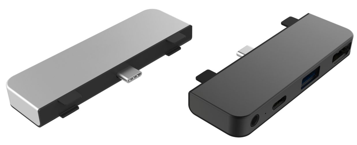 HYPER by Sanho »HyperDrive« Tablet-Adapter, [4-in-1 USB-C Hub für Apple