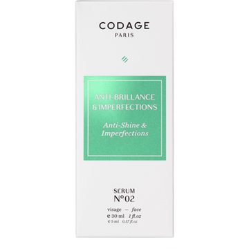 Codage Gesichtsserum Sérum N°02 Anti-Brillance & Imperfections