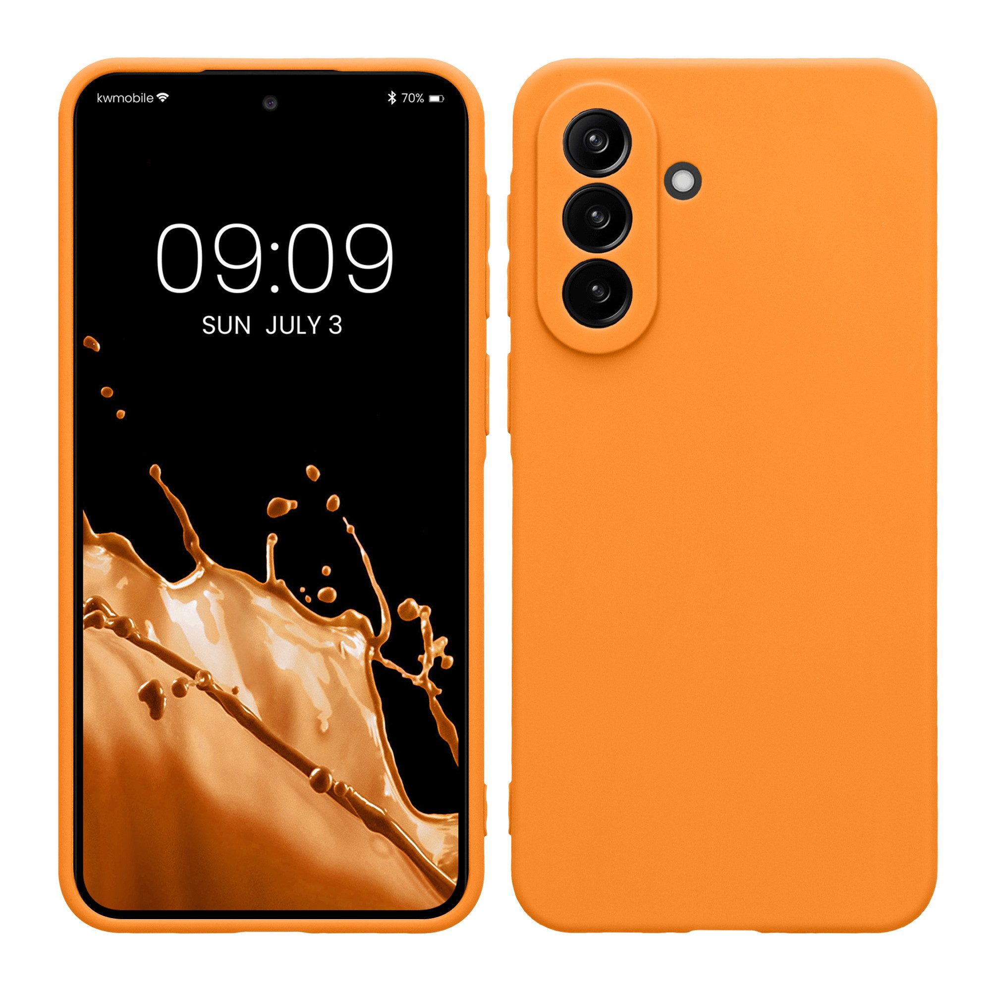 kwmobile Smartphone-Hülle Handyhülle für Samsung Galaxy A37 5G Hülle, Weiches Handy Silikon Case - Schutzhülle Cover