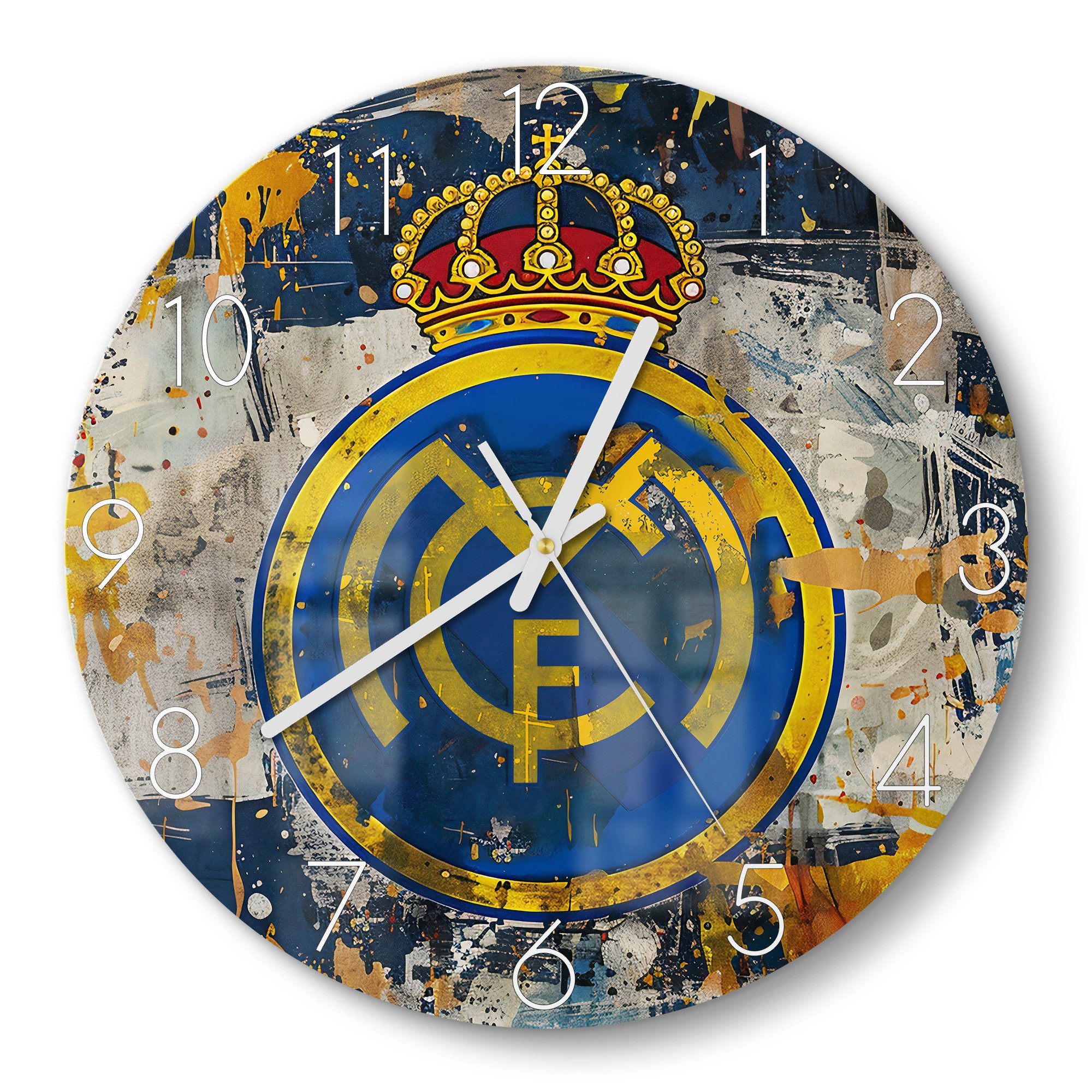 DEQORI Wanduhr 'Wappen Real Madrid' (Glas günstig online kaufen