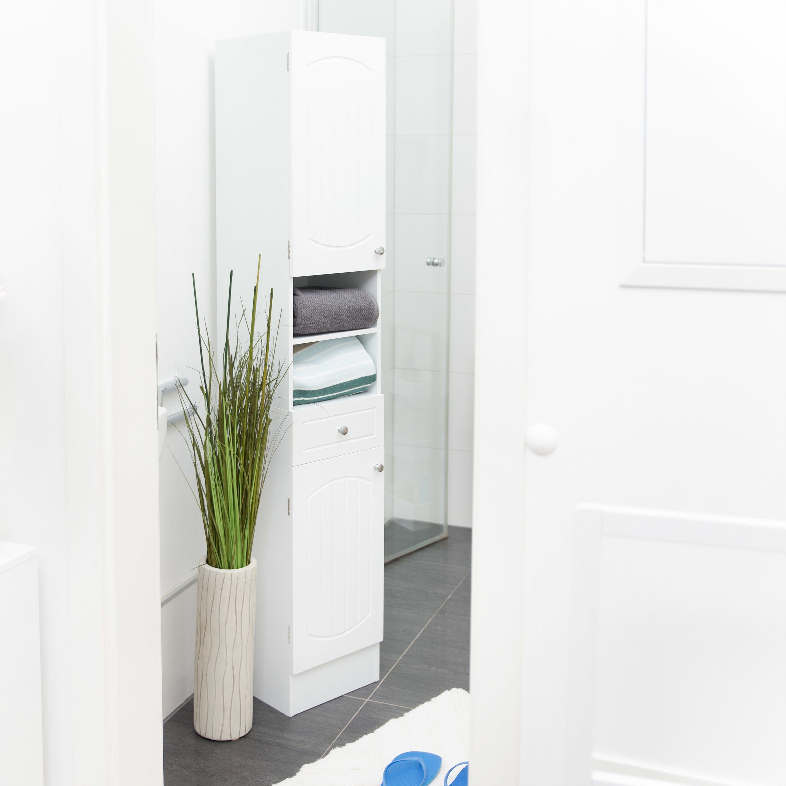 relaxdays Hochschrank Bad Hochschrank günstig online kaufen