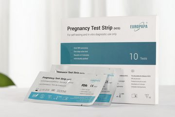EUROPAPA Schwangerschaftstest Frühtest, 10 x Schwangerschaftstest 10-St., 25 mIU/ml Empfindlichkeit