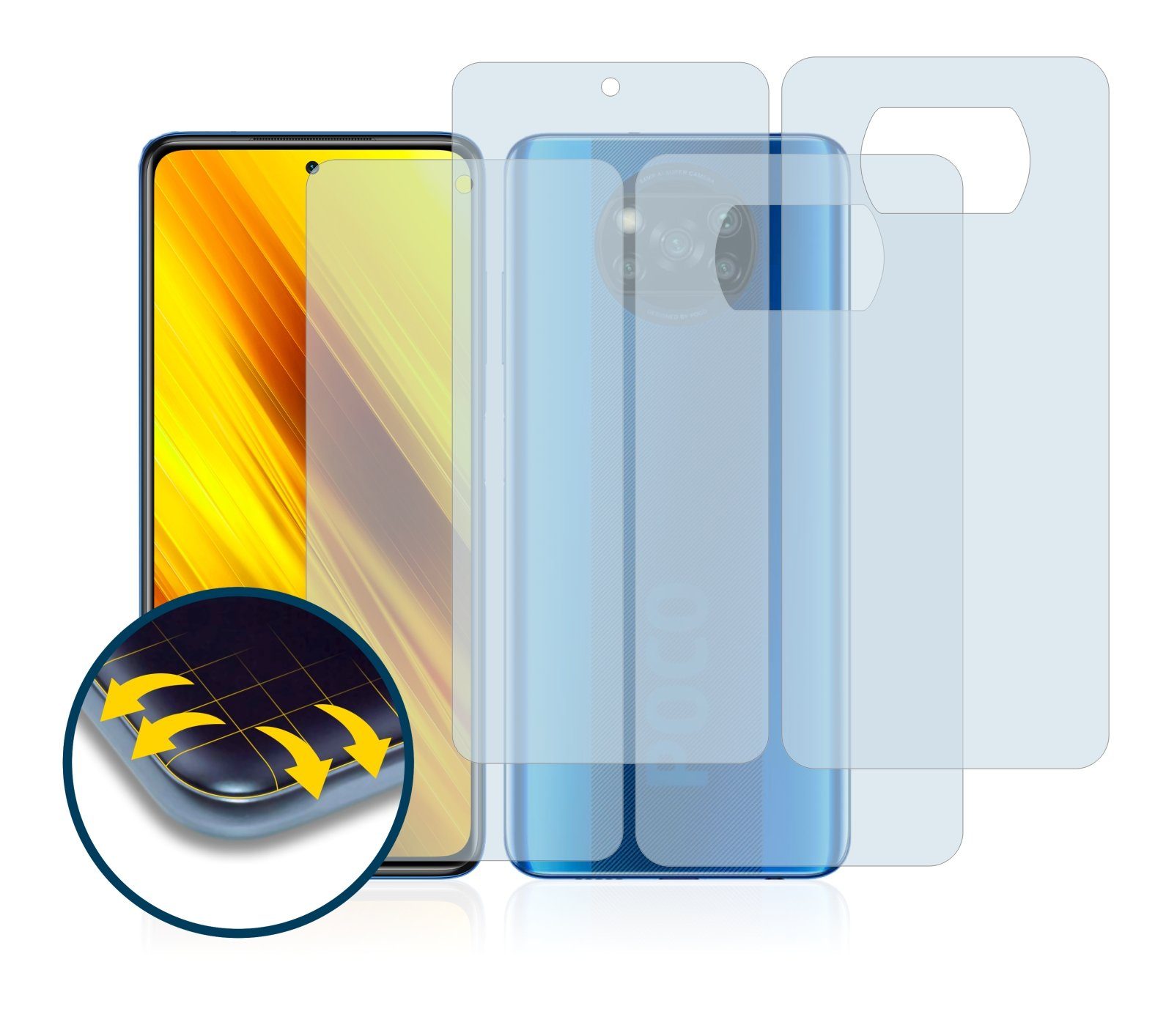 BROTECT »Full-Cover Schutzfolie für Xiaomi Poco X3 Pro (Display ...