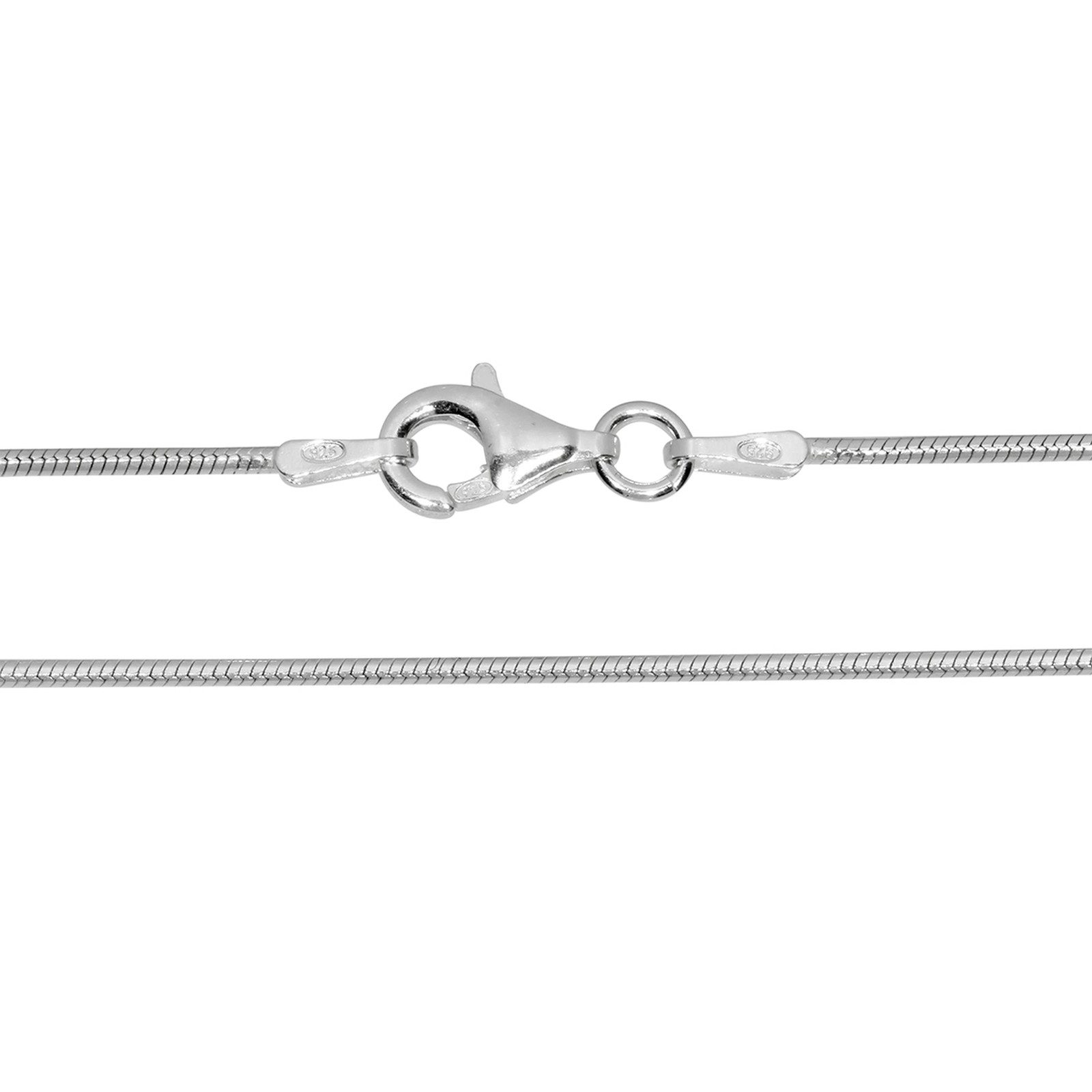 OSTSEE-SCHMUCK Silberkette Ostsee-Schmuck Kette Schlange 1,0 günstig online kaufen