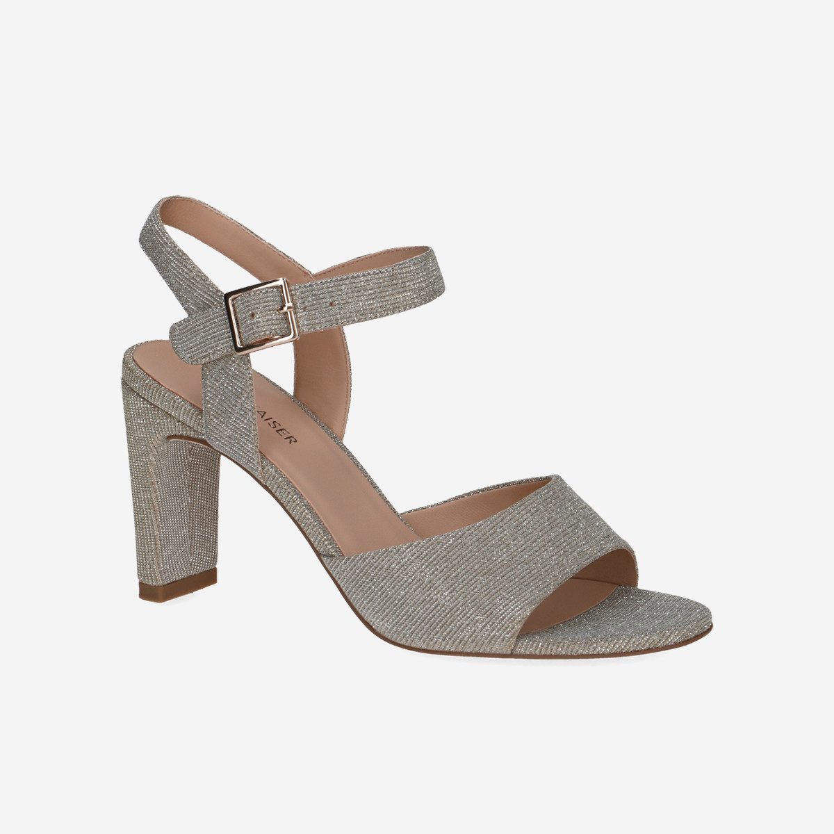 Peter Kaiser Peter Kaiser 78343 910, Sandaletten, Beige, metallik, Damen Sandalette