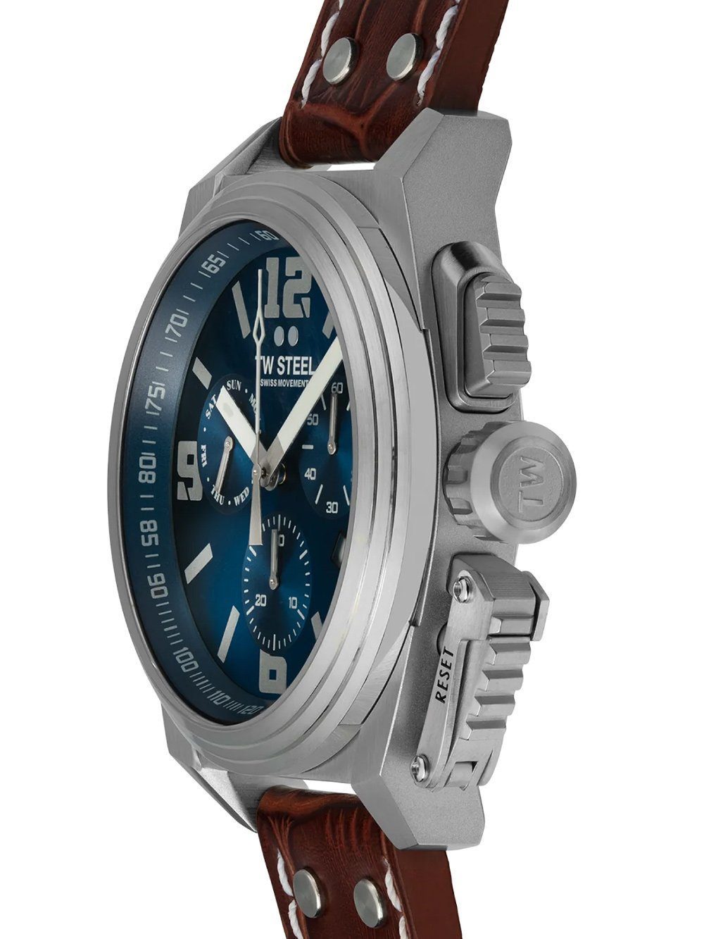 TW Steel Chronograph TW Steel Swiss Canteen Herren Chronograph TW1113 TW1113, Hochwertiges Produkt mit zeitlosem Design, sorgfältiger Verarbeitung