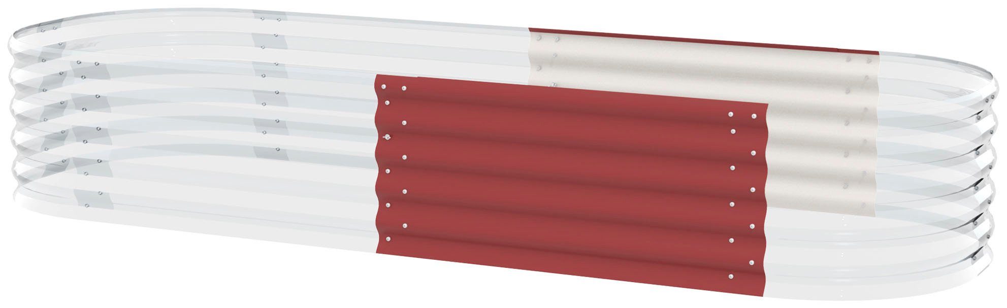 Vitavia Hochbeet Erweiterung "Stretched 401", TxH: 80x40 cm, rubin