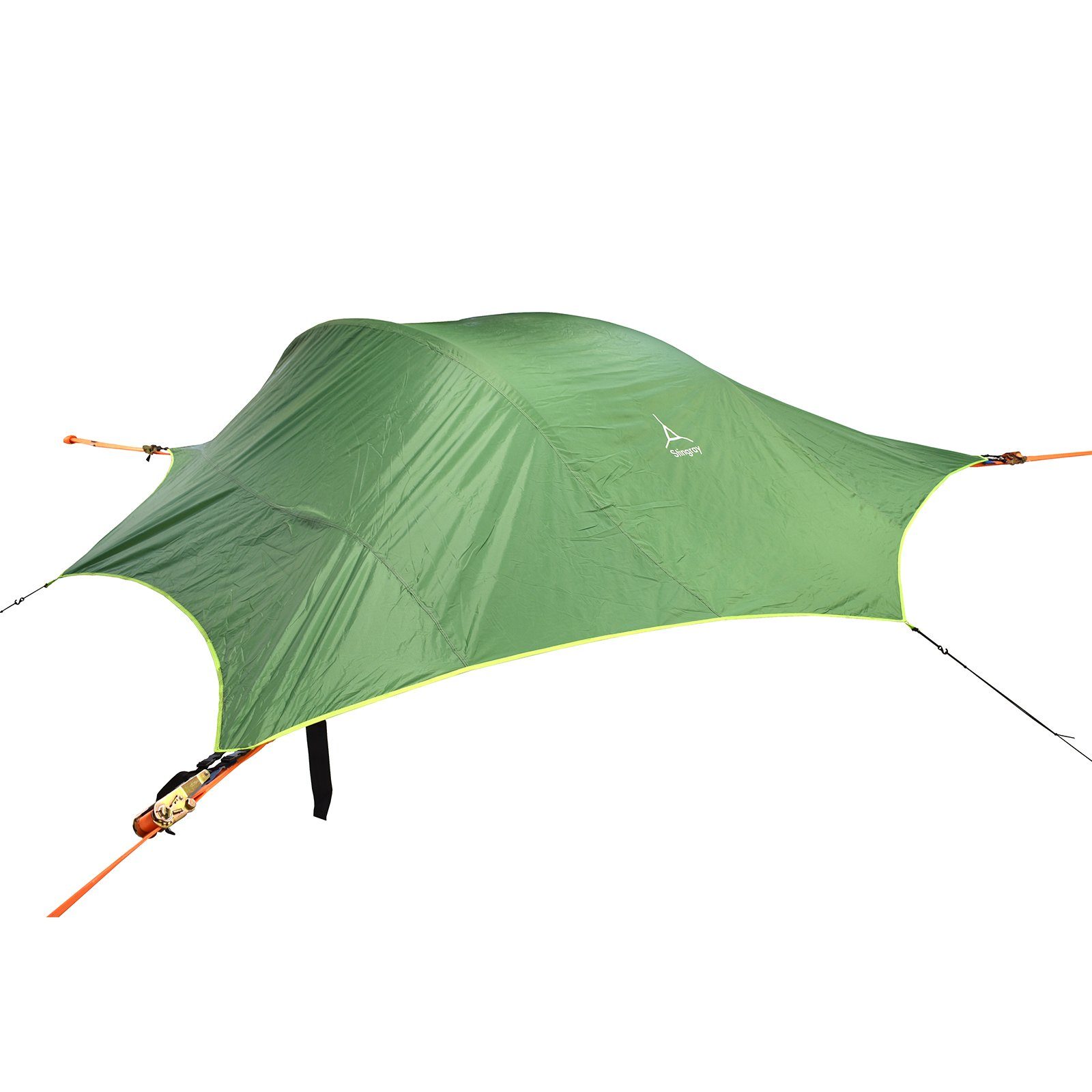 Tentsile Hängezelt Baumzelt Stingray 3.0 Trekking 2-3 Personen, Biwak Flug Zelt Hänge Matte dunkelgrün | Zelte