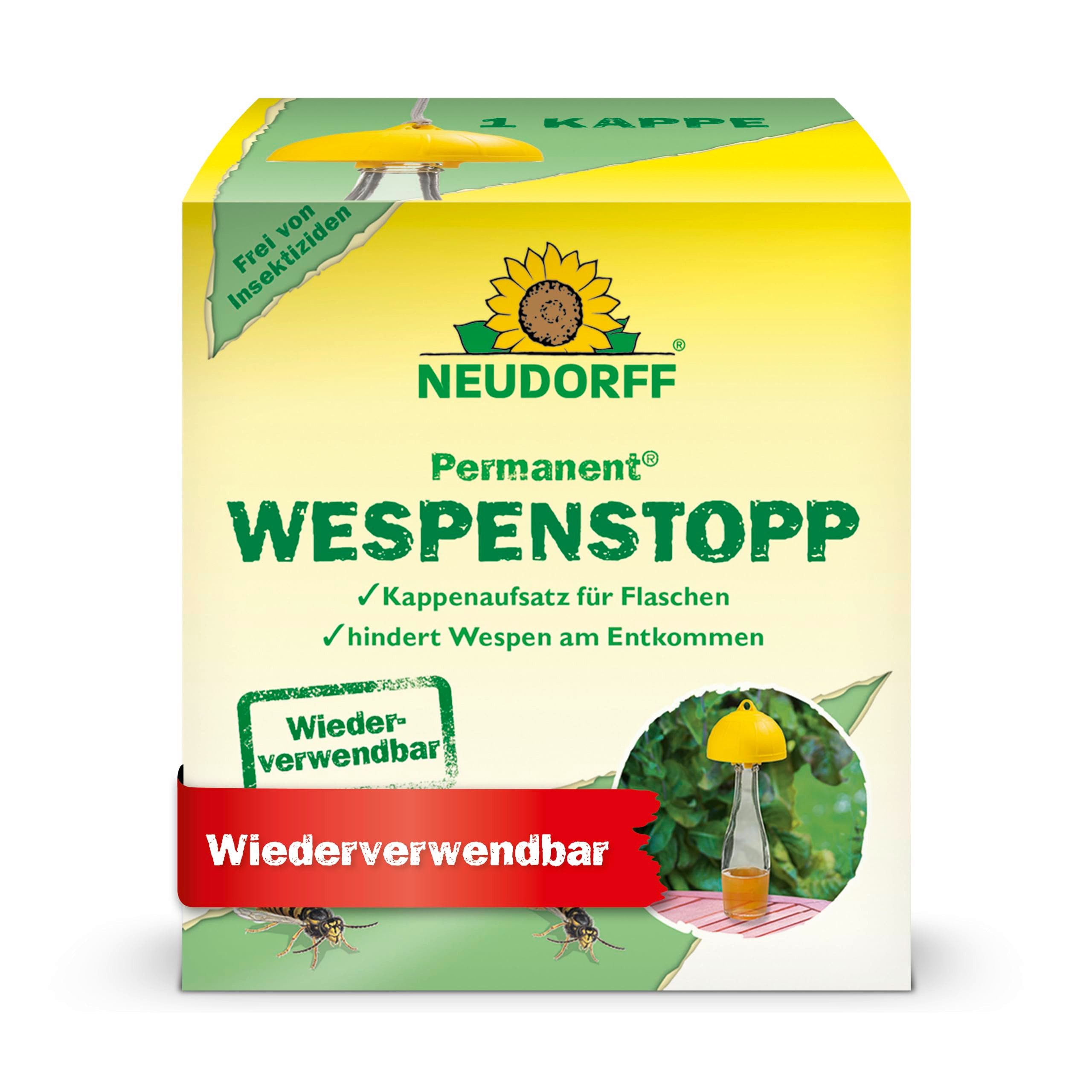 Lebendfalle Permanent WespenStopp - insektizidfreie Wespenfalle