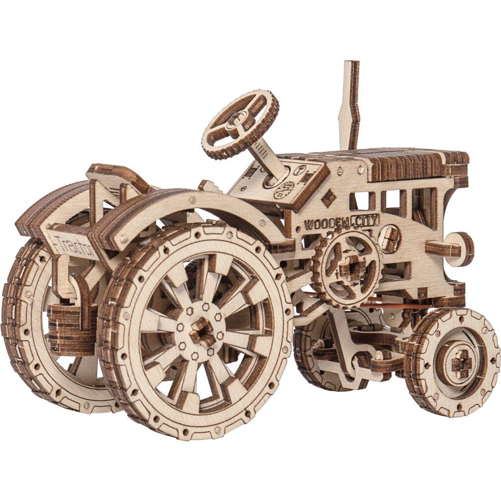 Wooden City 3D-Puzzle 3D-Puzzle Traktor 164 Teile, Puzzleteile