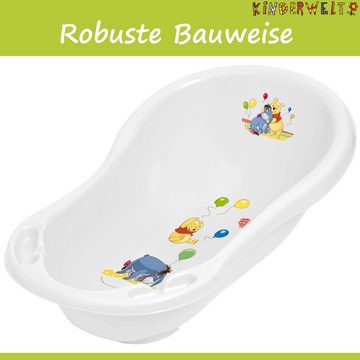 KiNDERWELT Babybadewanne Baby Badewanne 84 cm Disney Winnie Puuh Esel Babywanne