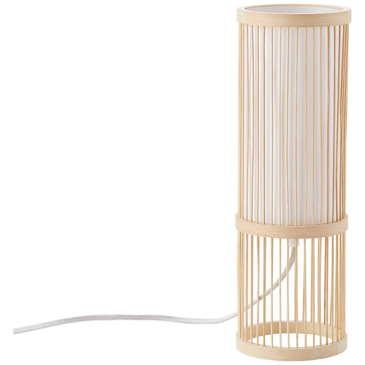 Tischleuchte 1x g.f. E27, Nori Nori, Brilliant natur/weiß A60, 40W, Lampe Normallamp Tischleuchte