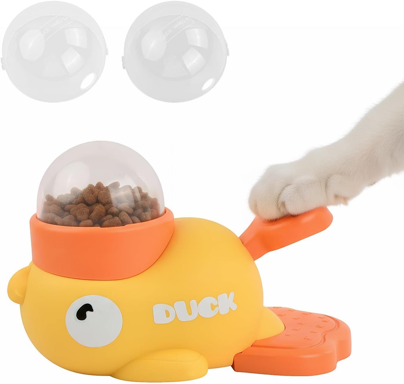 FELIXLEO Tier-Intelligenzspielzeug Entenform Interaktiver Leckerli Spender 2 in 1 Slow Feeder für Hunde, (1-tlg)