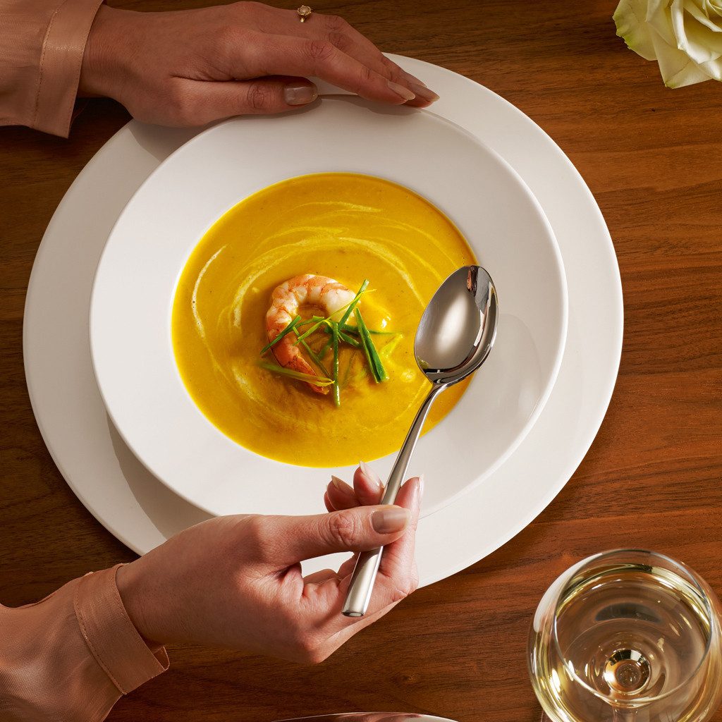 Villeroy & Boch Suppenlöffel Piemont Tafellöffel 207 mm 6er Set (6 Stück)
