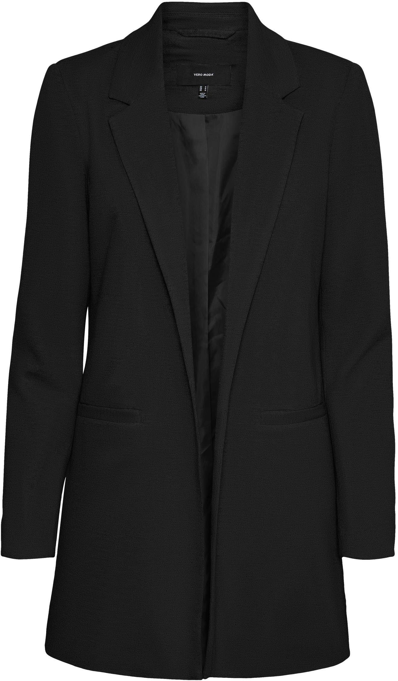 Jerseyblazer black Vero Moda LONG VMVERINA LS BLAZER