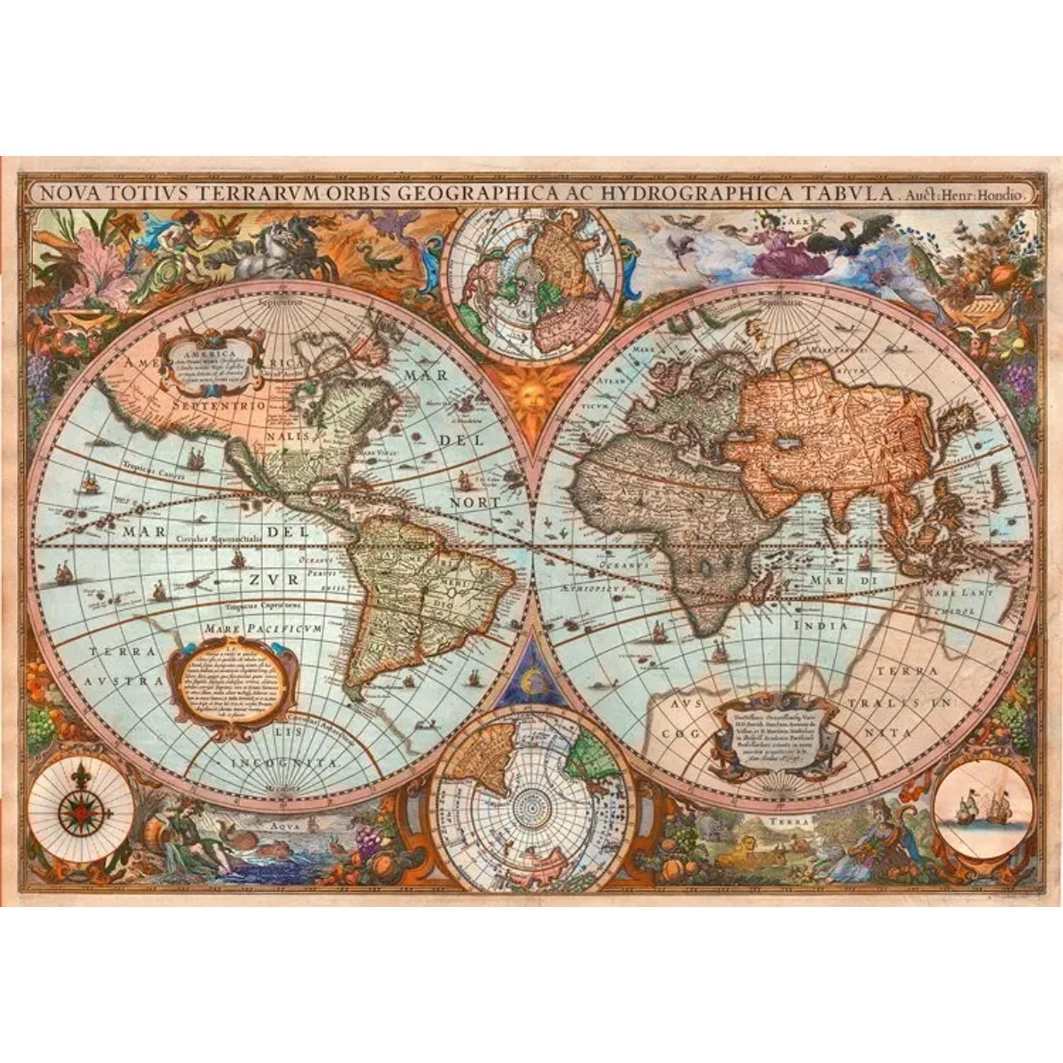 Schmidt Spiele Puzzle Antike Weltkarte (Puzzle), 2000 Puzzleteile günstig online kaufen