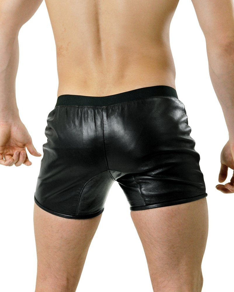 Boxershorts Bockle® Boxer Lamb Leder Shorts Leder Underwear echte Leder Boxer Lamm Leder – Bild 3 von 4