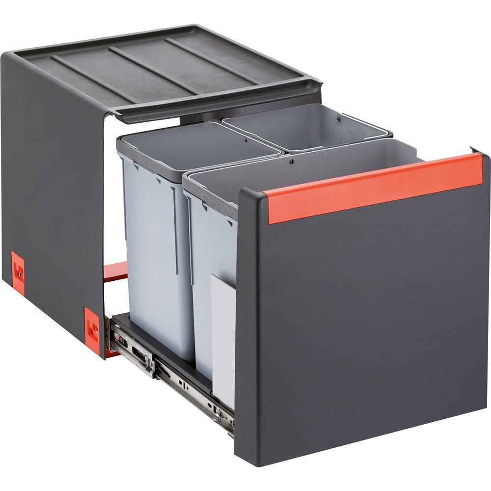 FRANKE Mülleimer Franke Maris Mülleimer Sorter 3-fach 1x14,2x7 Automatikauszug ab 40 cm