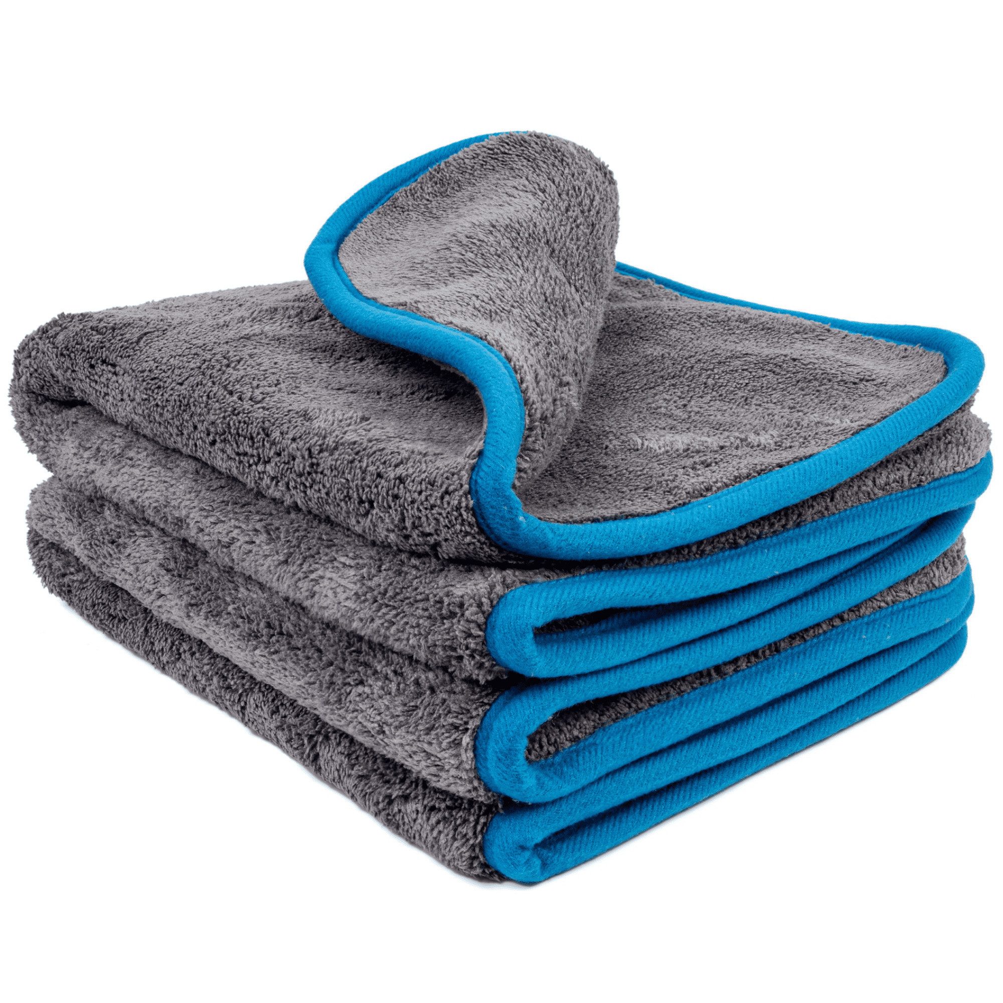 Exklusiv Chemie GmbH Q2 Mikrofasertuch Saugstark Mikrofasertuch (2-tlg., 2 Stück, Saugstark, Fusselfrei & Lackschonend)