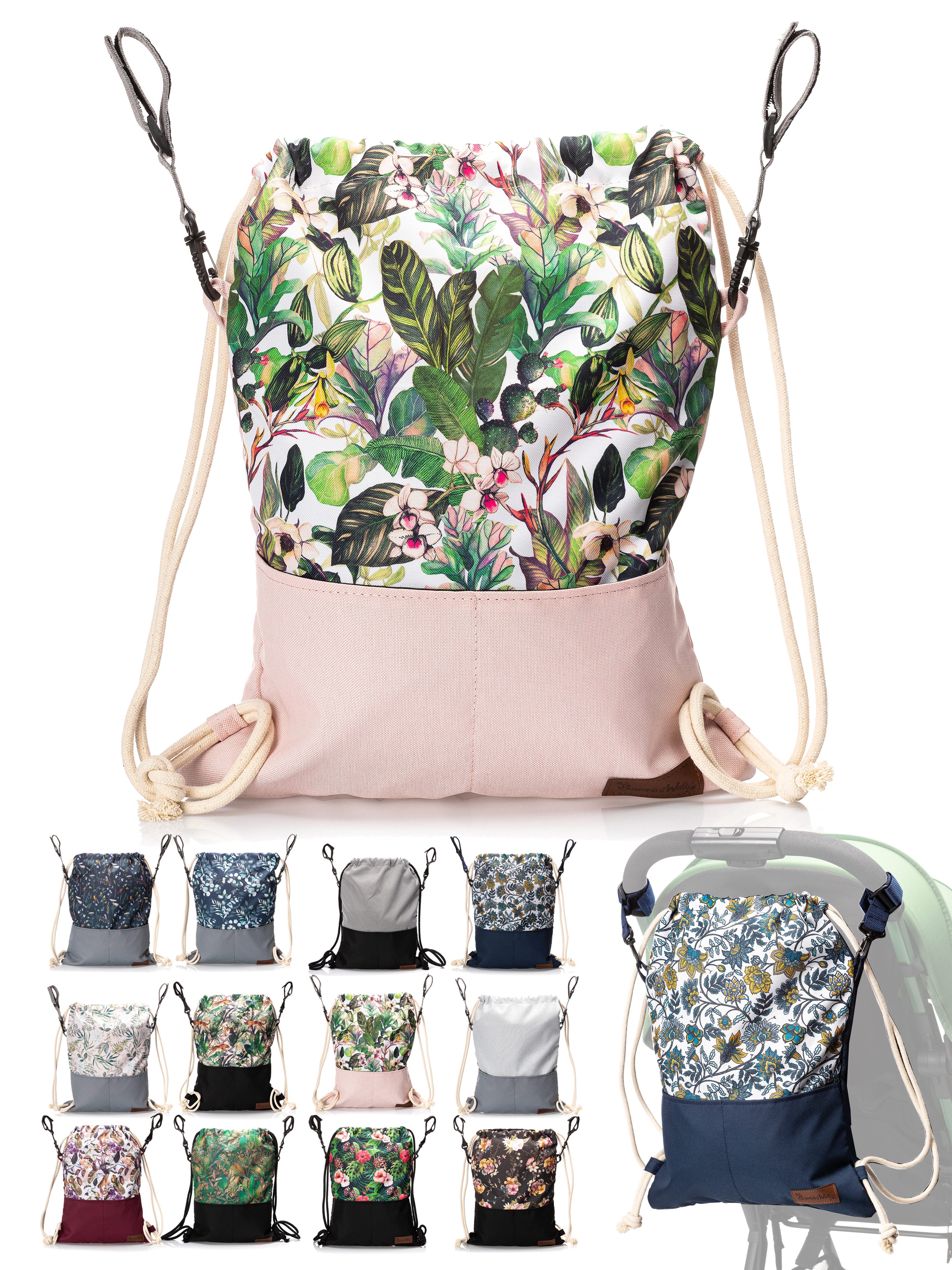 BambiniWelt by Rafael K. Wickeltasche Wickeltasche BEUTEL für Kinderwagen Buggy Babytasche