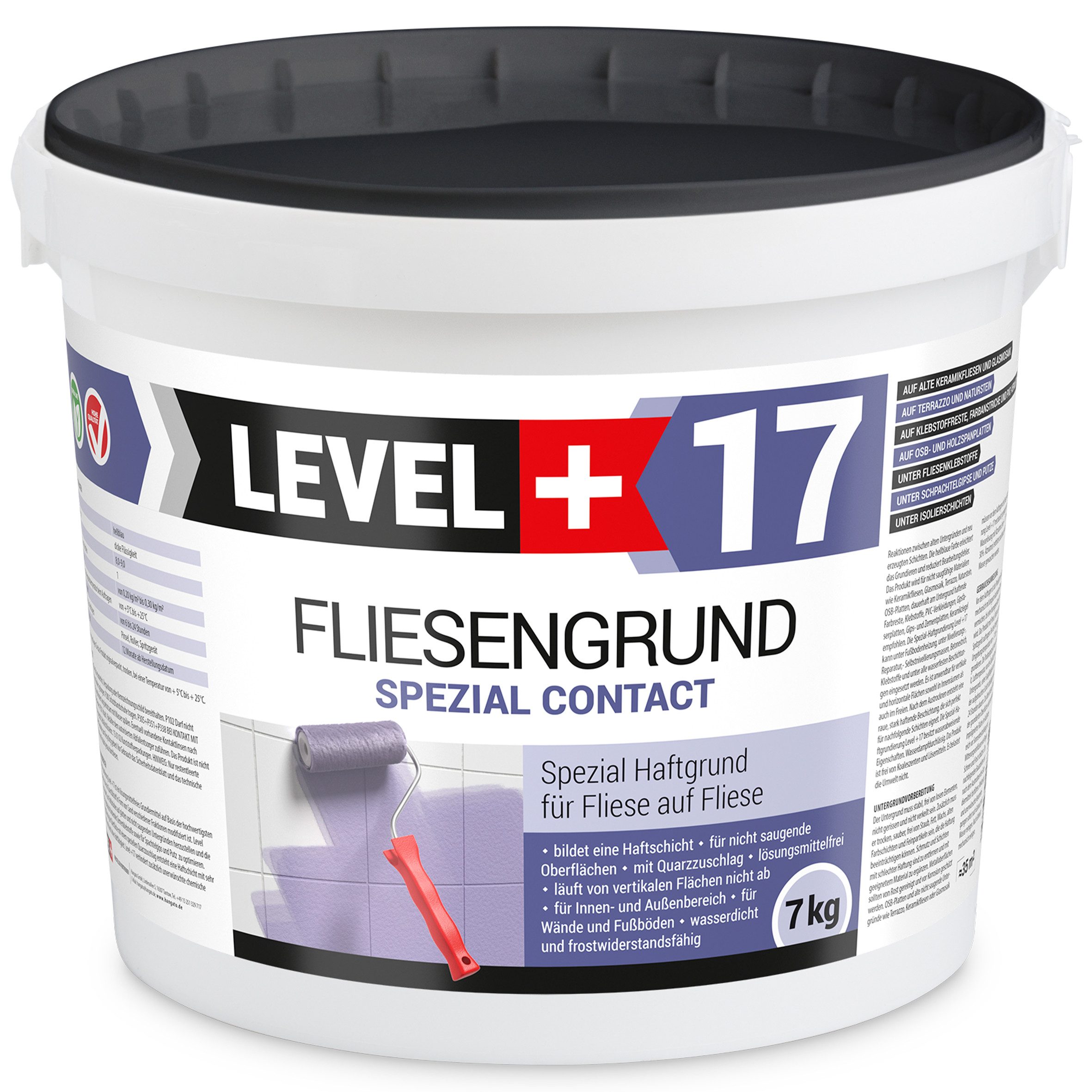 Level+ Haftgrund Fliesengrund Haftgrund Quarzgrund Fliesengrundierung L+17 - 7KG