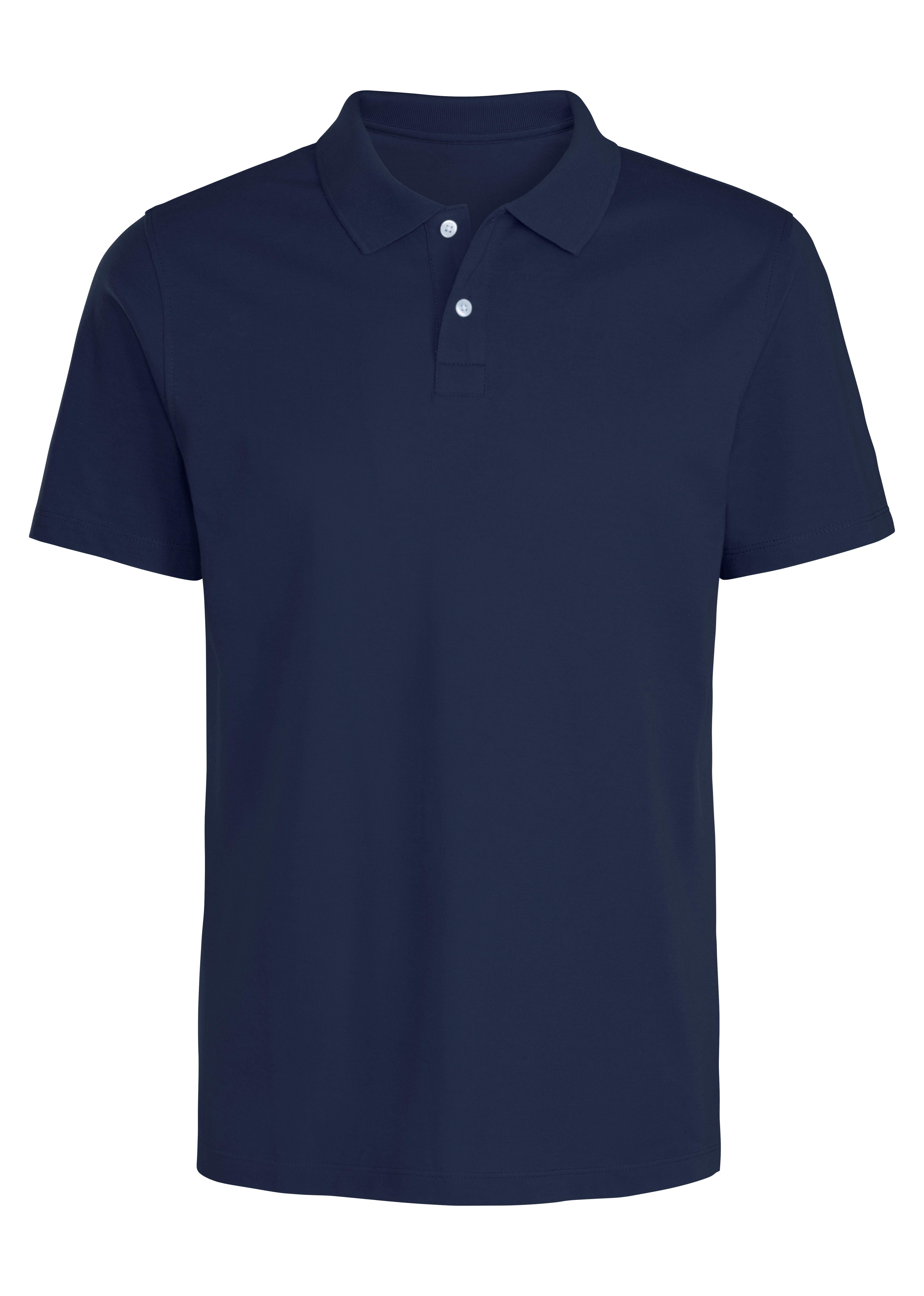 Beachtime Poloshirt aus Baumwoll-Piqué marine