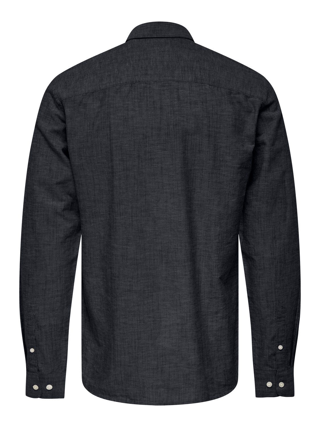 ONLY & SONS Langarmhemd ONSCANTLEY LIFE LS SOLID LINEN SHIR OTL