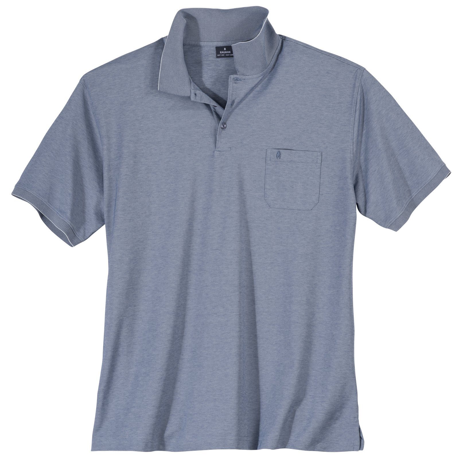 RAGMAN Poloshirt Ragman Softknit Poloshirt Übergröße günstig online kaufen