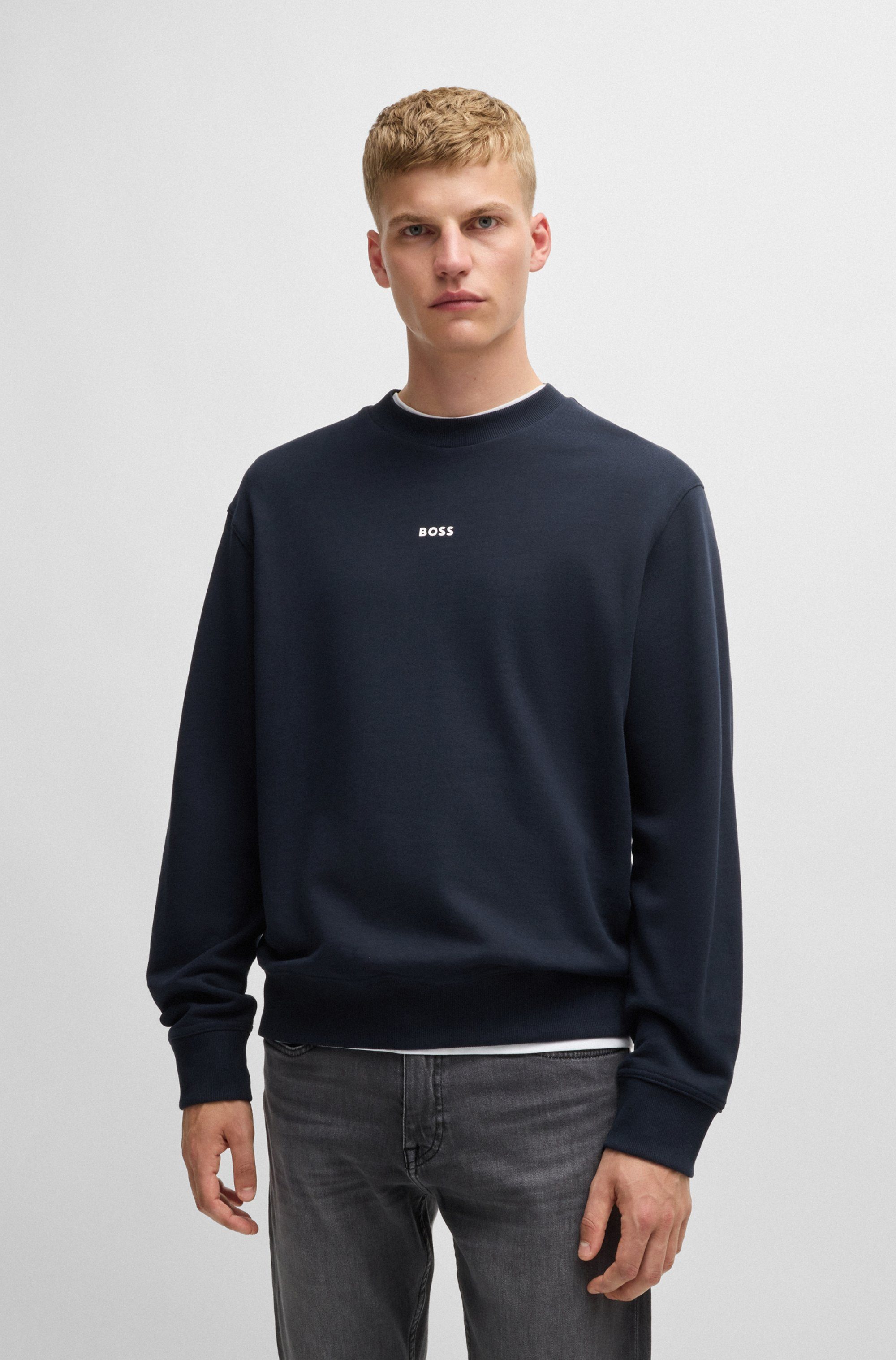 BOSS ORANGE Sweatshirt WeSmallcrew mit Logo günstig online kaufen