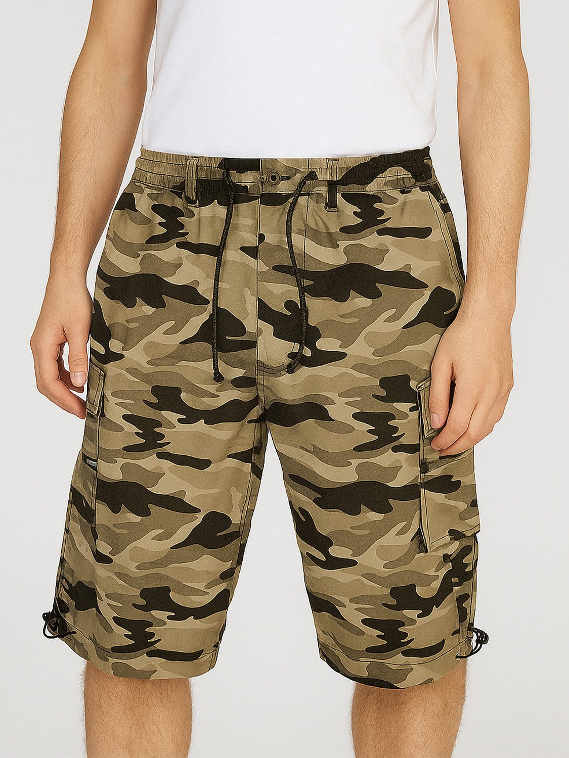 YSROMA Cargoshorts Legere Camo Bermuda mit günstig online kaufen