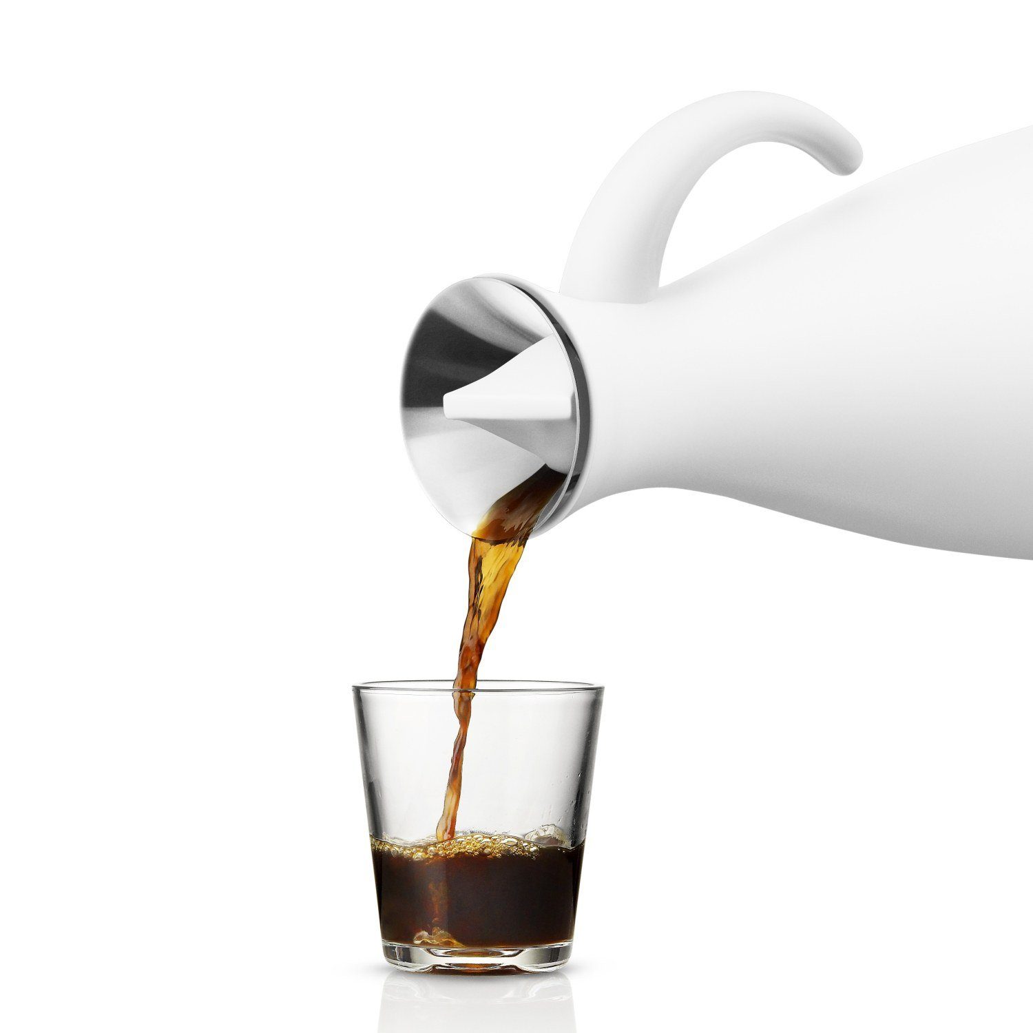 Eva Solo Isolierkanne Matt White 1 Liter, (Einzeln)