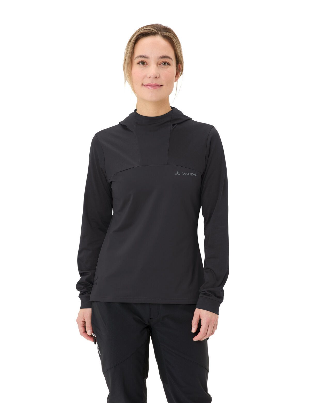 VAUDE Rundhalspullover Women's Qimsa Hoody (1-tlg) sportiver Damen Kapuzenpullover für Alltag und Freizeit