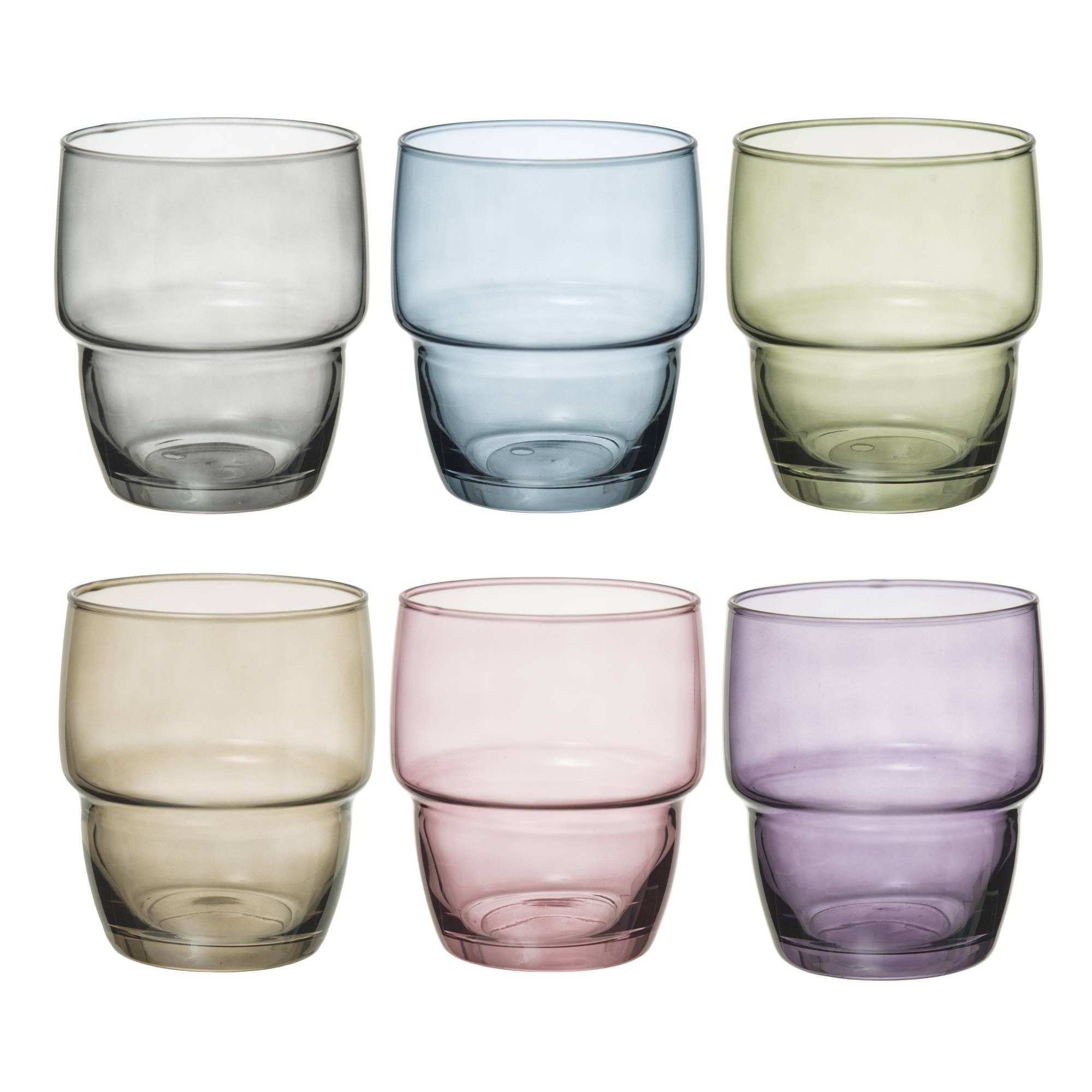 Secret de Gourmet Glas Trinkgläser 280 ml, 6 Stück, Glas