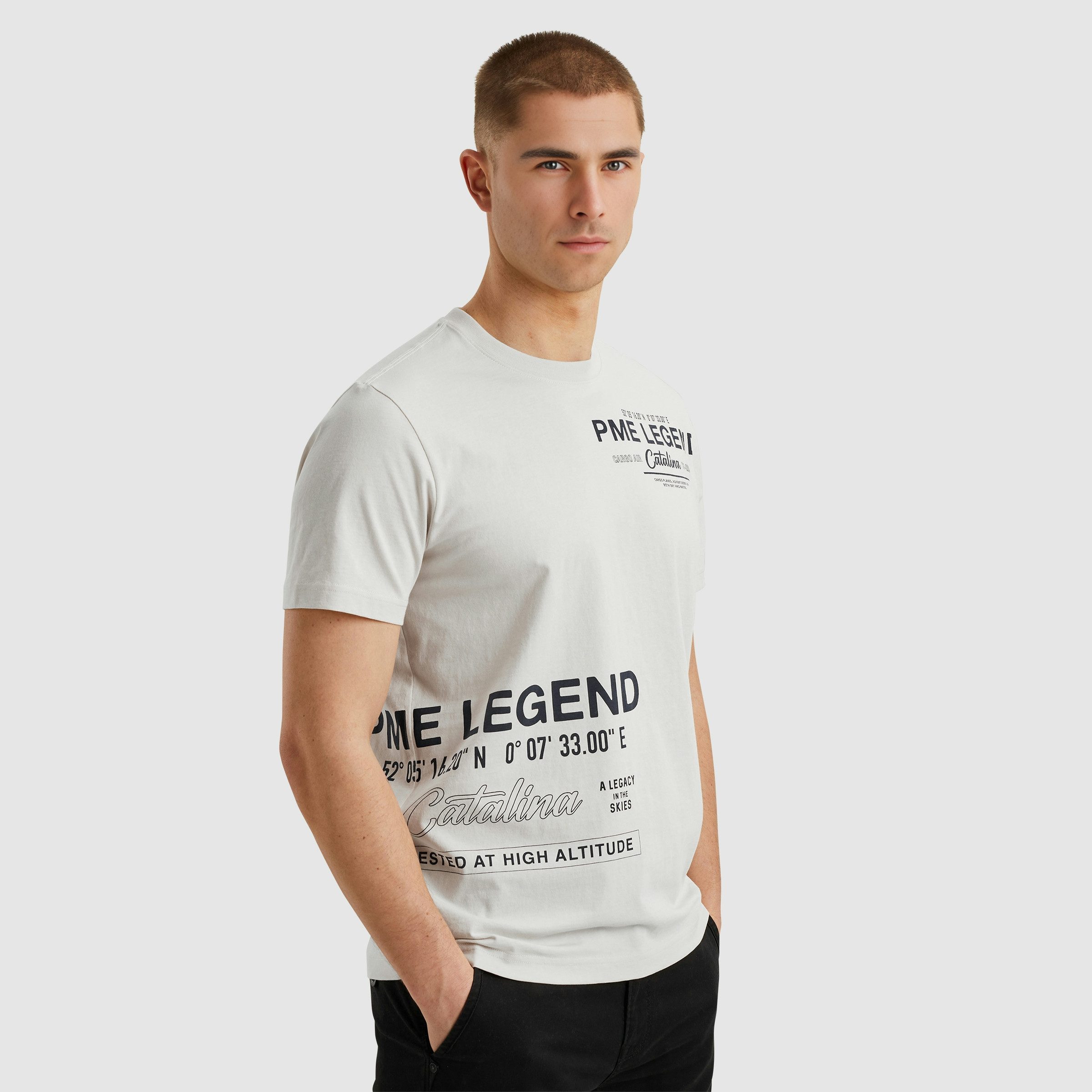 PME LEGEND T-Shirt mit All-Over Print günstig online kaufen