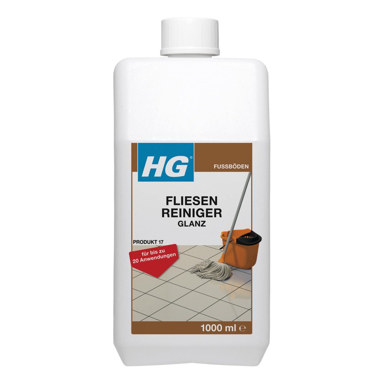 HG International B.V. Hartbodenreiniger HG Fliesenreiniger Glanz 1 L
