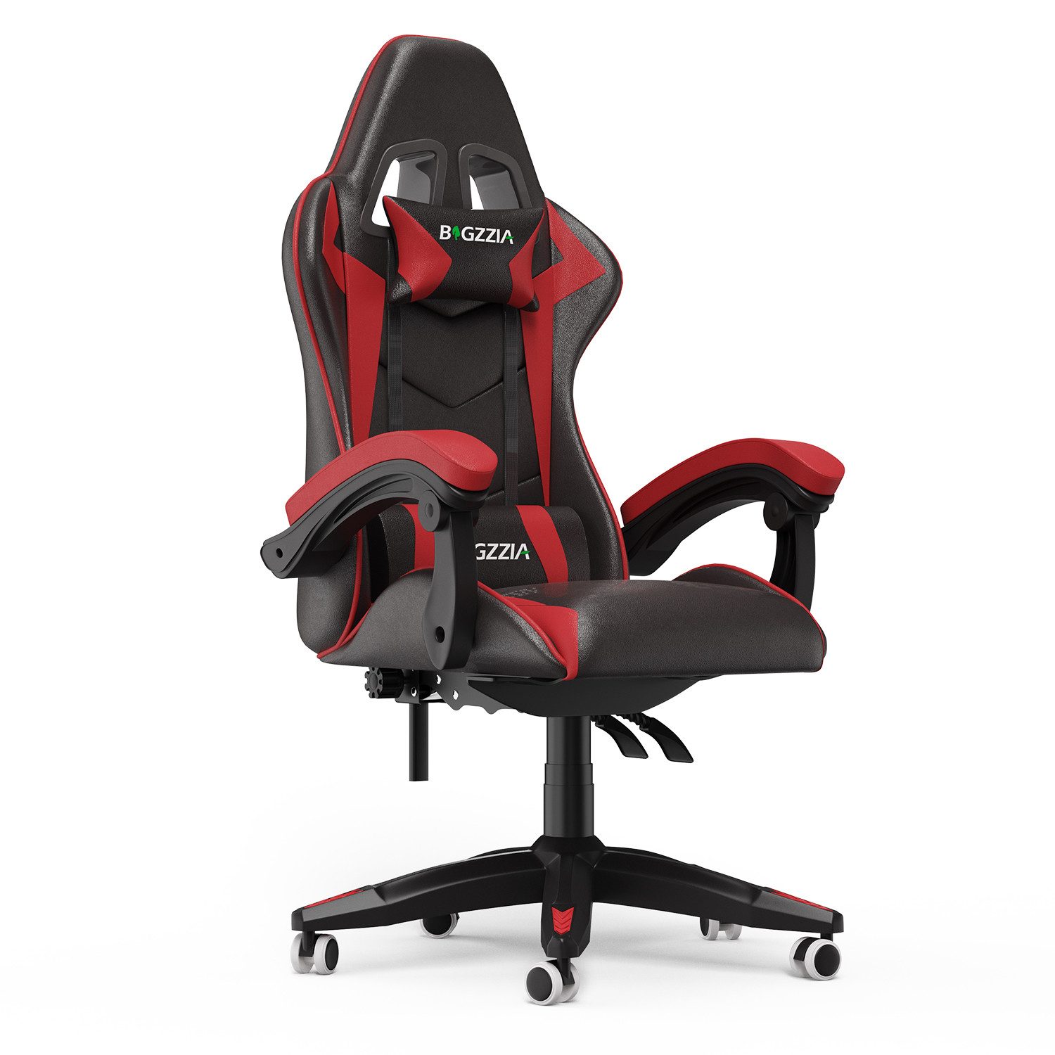 BIGZZIA Gaming-Stuhl Bürostuhl Ergonomisch mit Lendenkissen günstig online kaufen